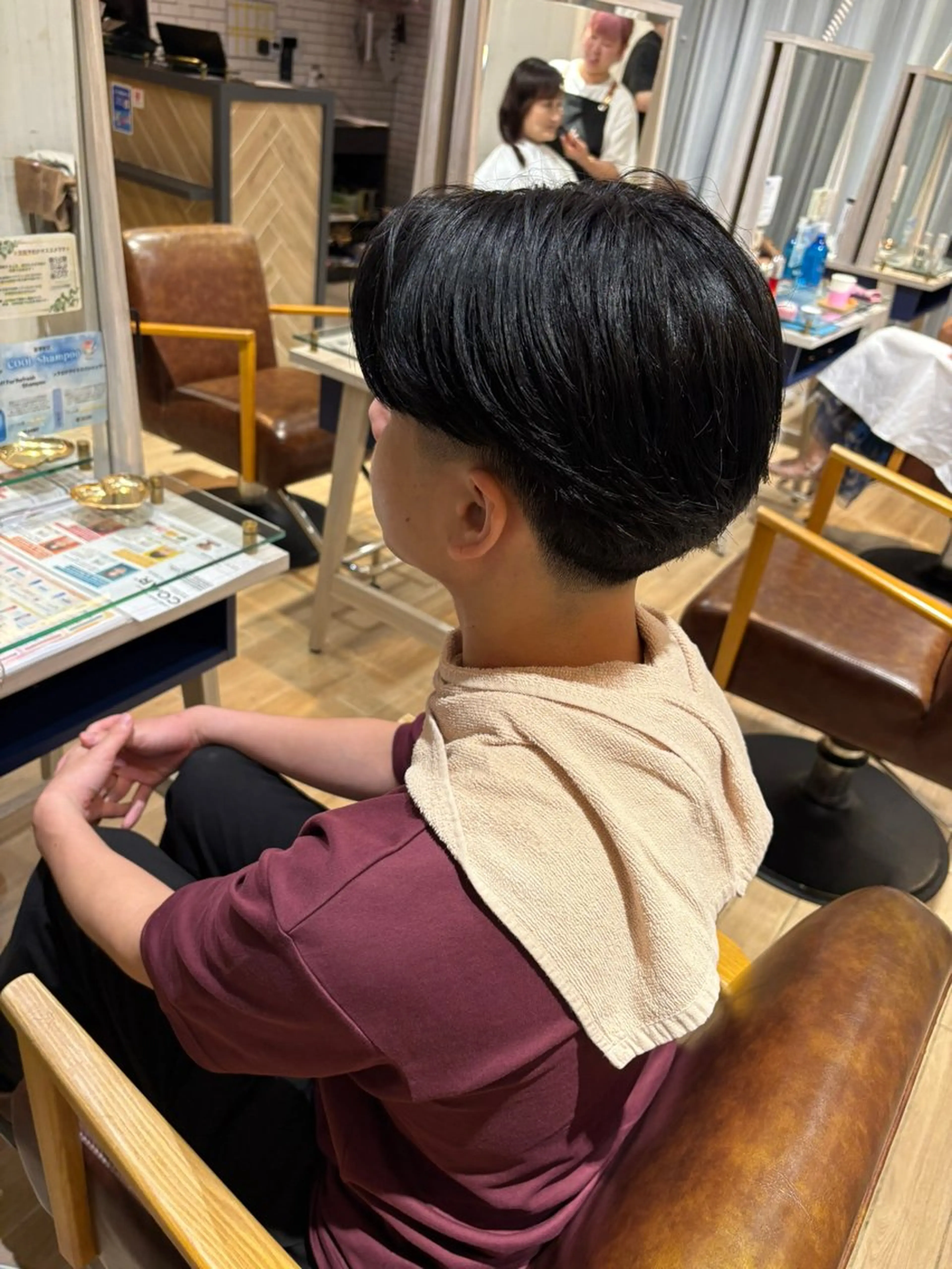 カラー メンズ センターパート メンズ就活ヘア Reve /マキノのヘアスタイル