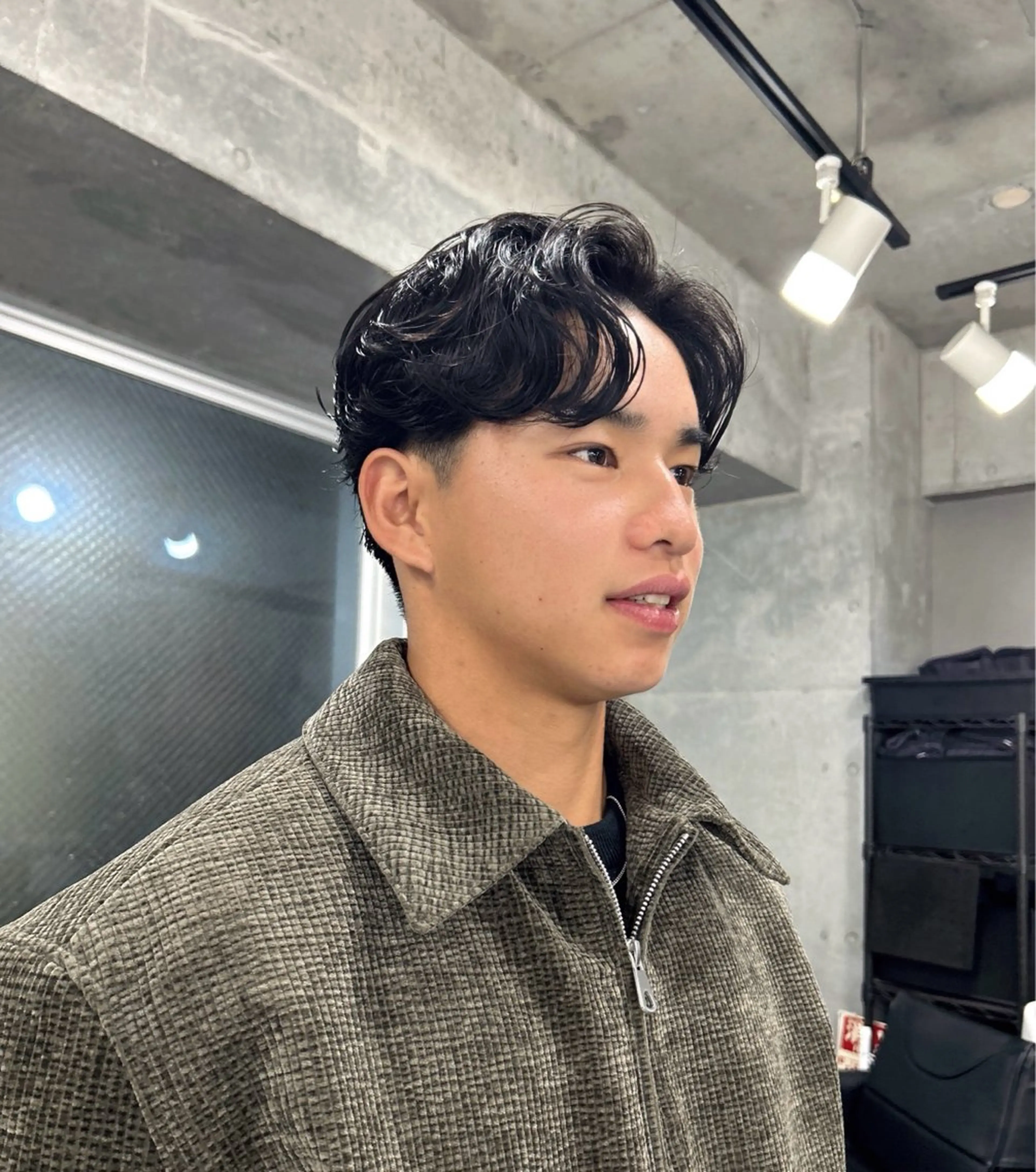 パーマ メンズ 米谷 優吉のヘアスタイル