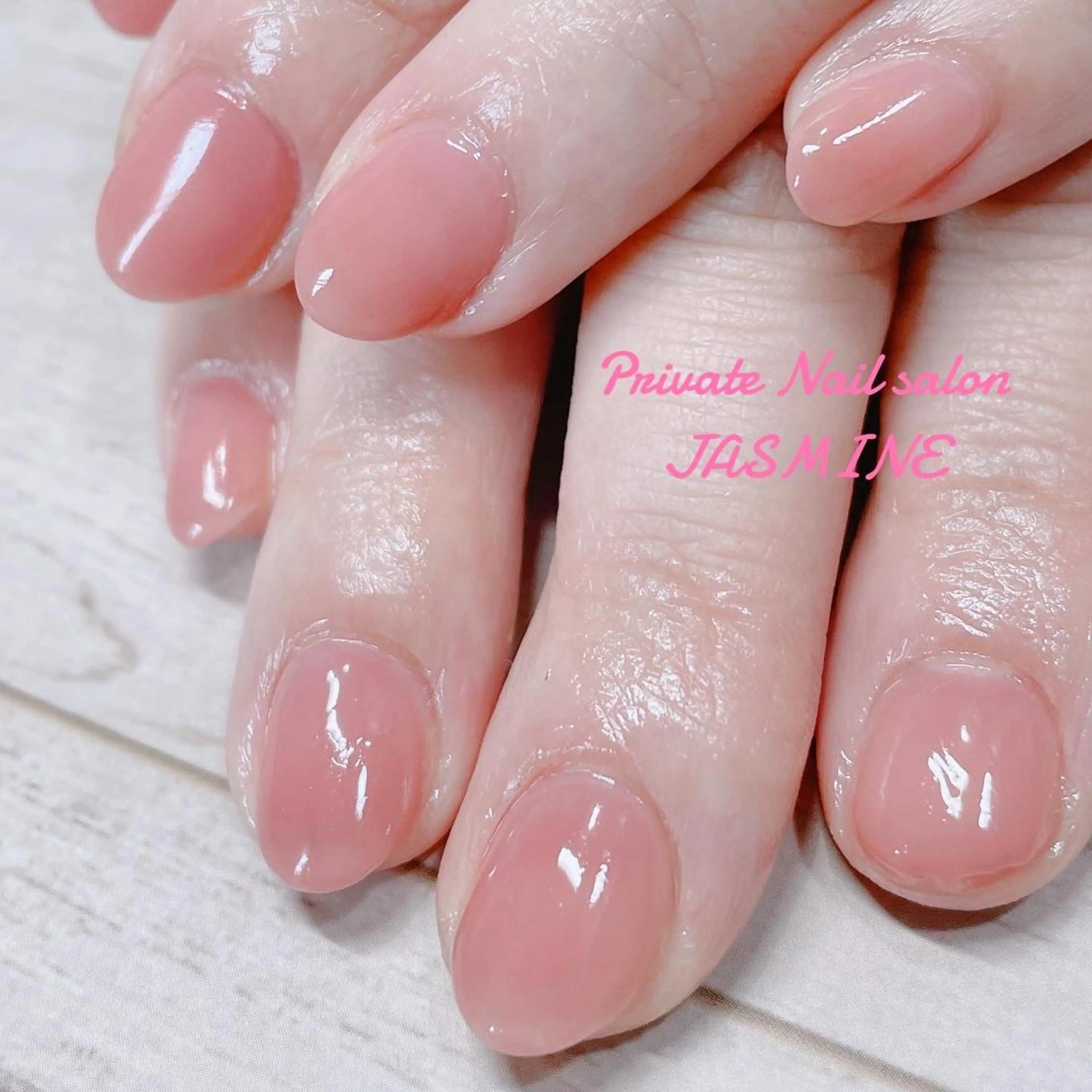 ネイル ワンカラーネイル シンプルネイル ハンドネイル Nail salon JASMINEのネイルデザイン