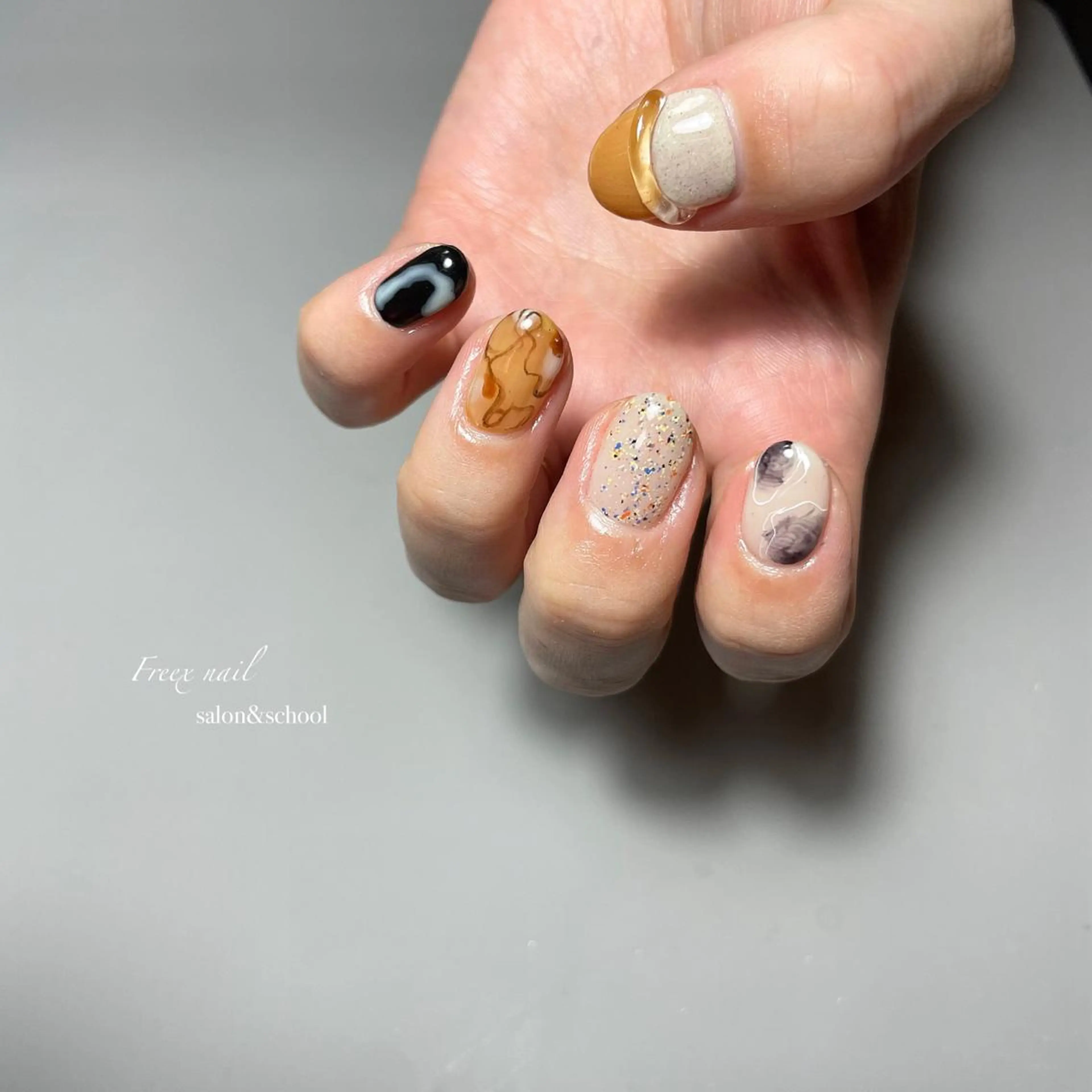ネイル ハンドネイル フットネイル freex nail /ニュアンス/個性派のネイルデザイン