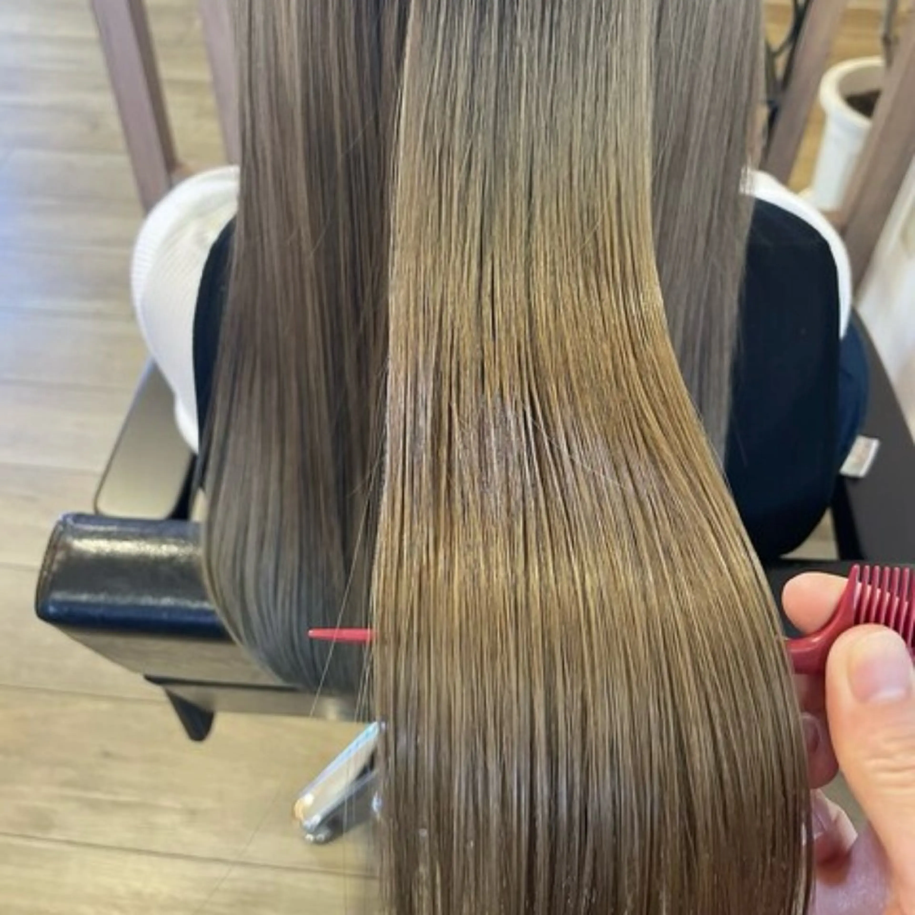 ロング アミーベル🧸🧡 本店✂️しおりのヘアスタイル