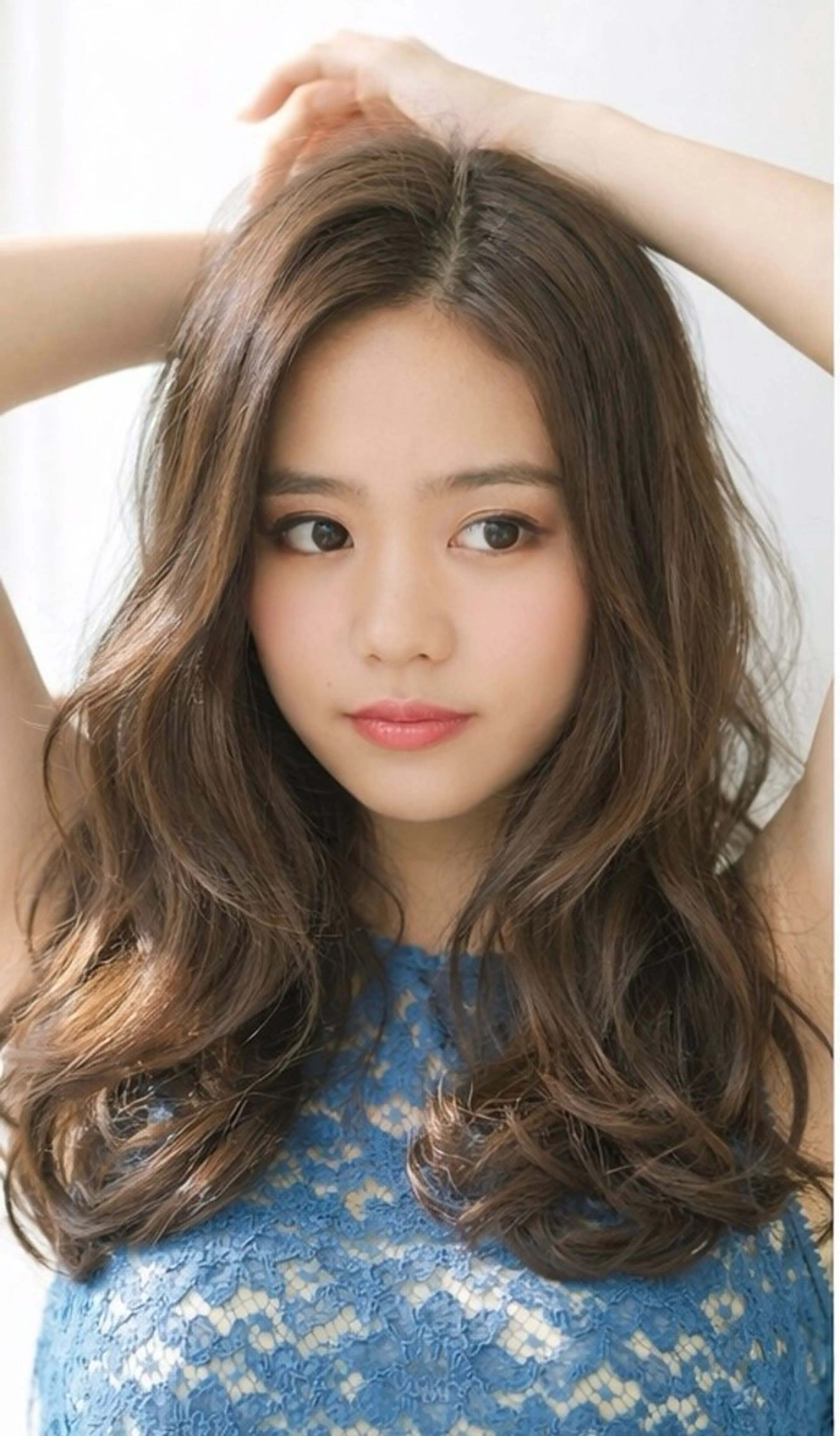 セミロング カット パーマ トリートメント 大西 直人のヘアスタイル