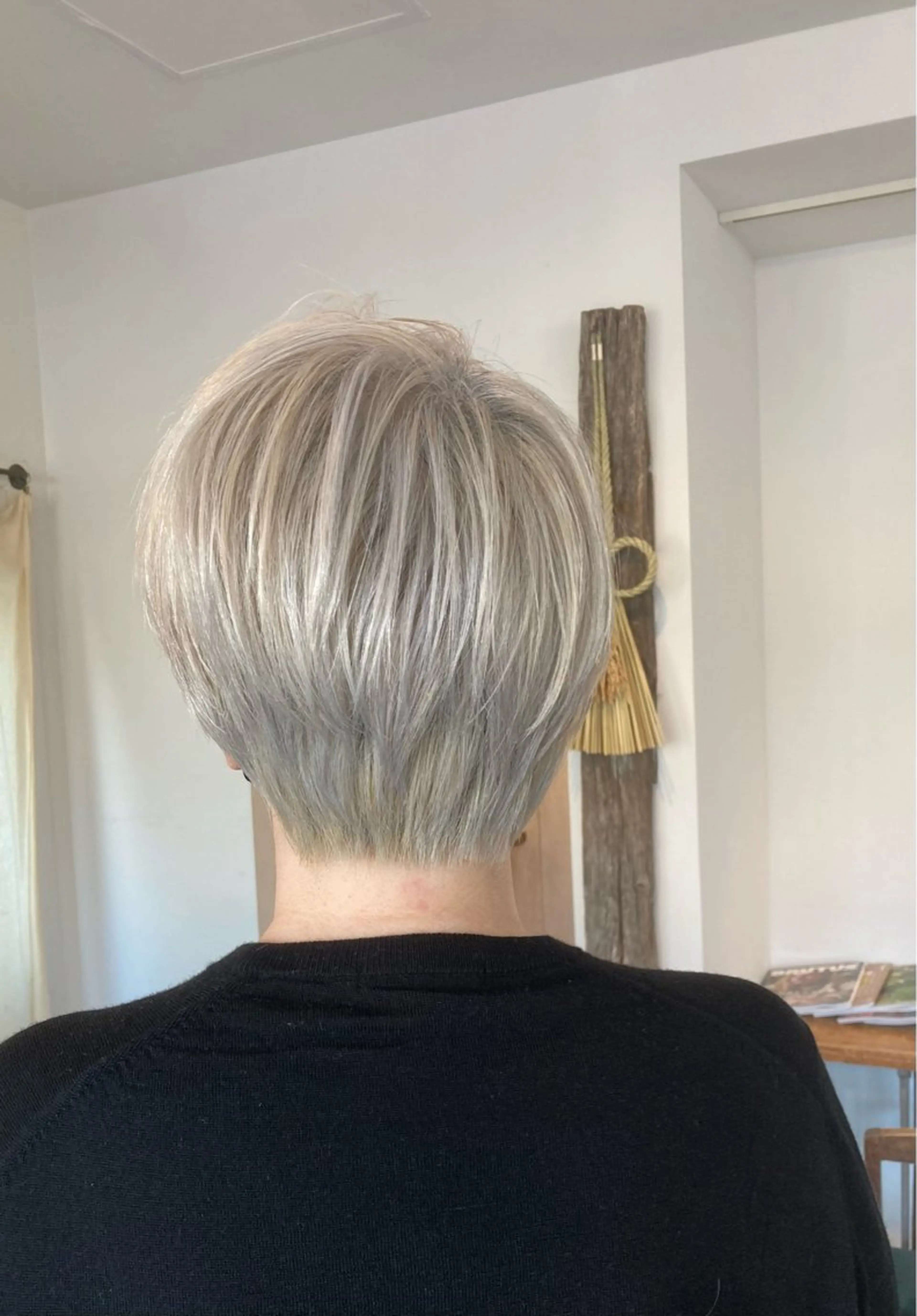 ショート カラー ブリーチ ショートヘア vahan✂︎ 小林未果🕊のヘアスタイル