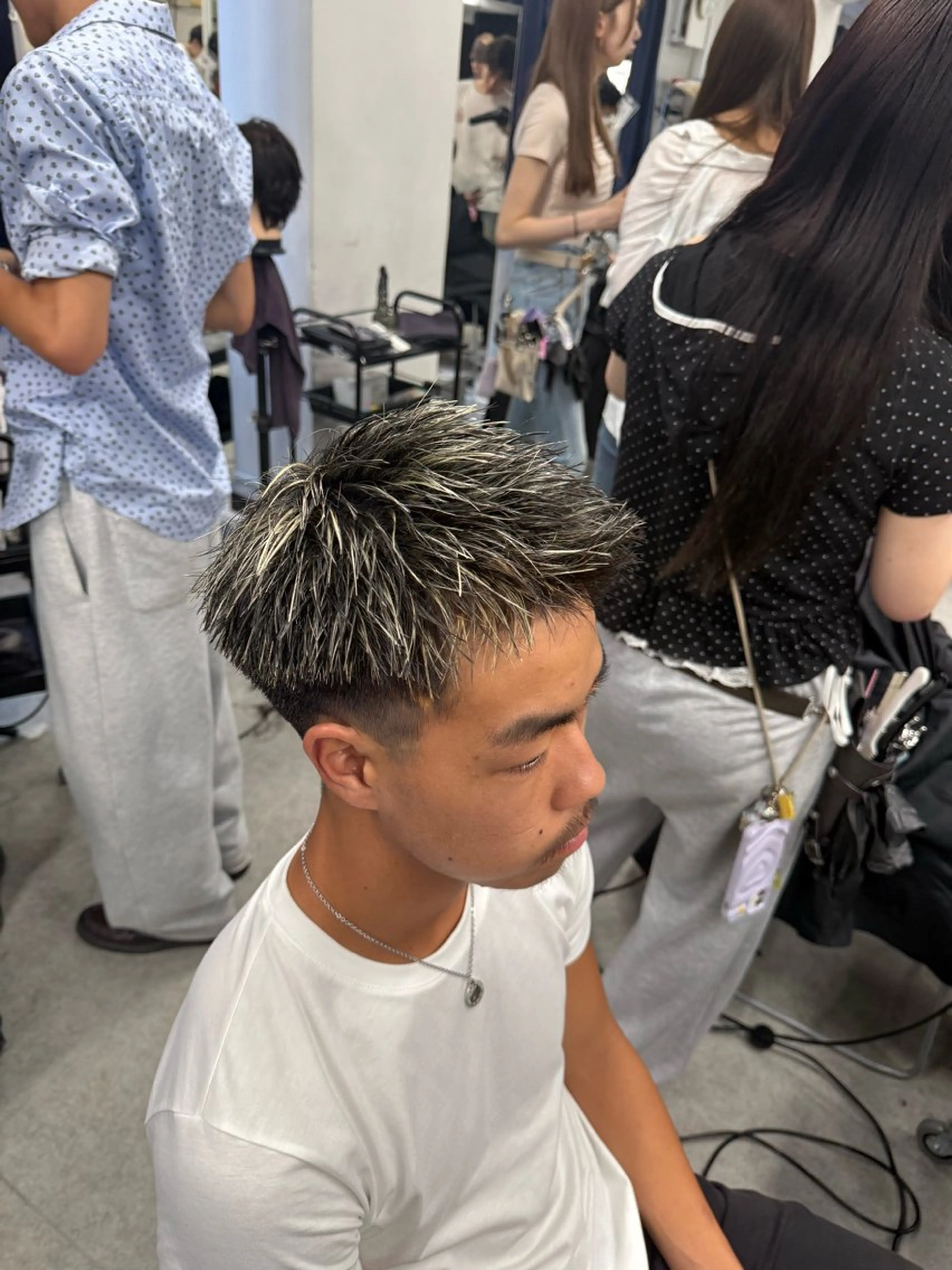 カラー パーマ メンズ クラシックスタイル 💈鈴木洵誠のヘアスタイル