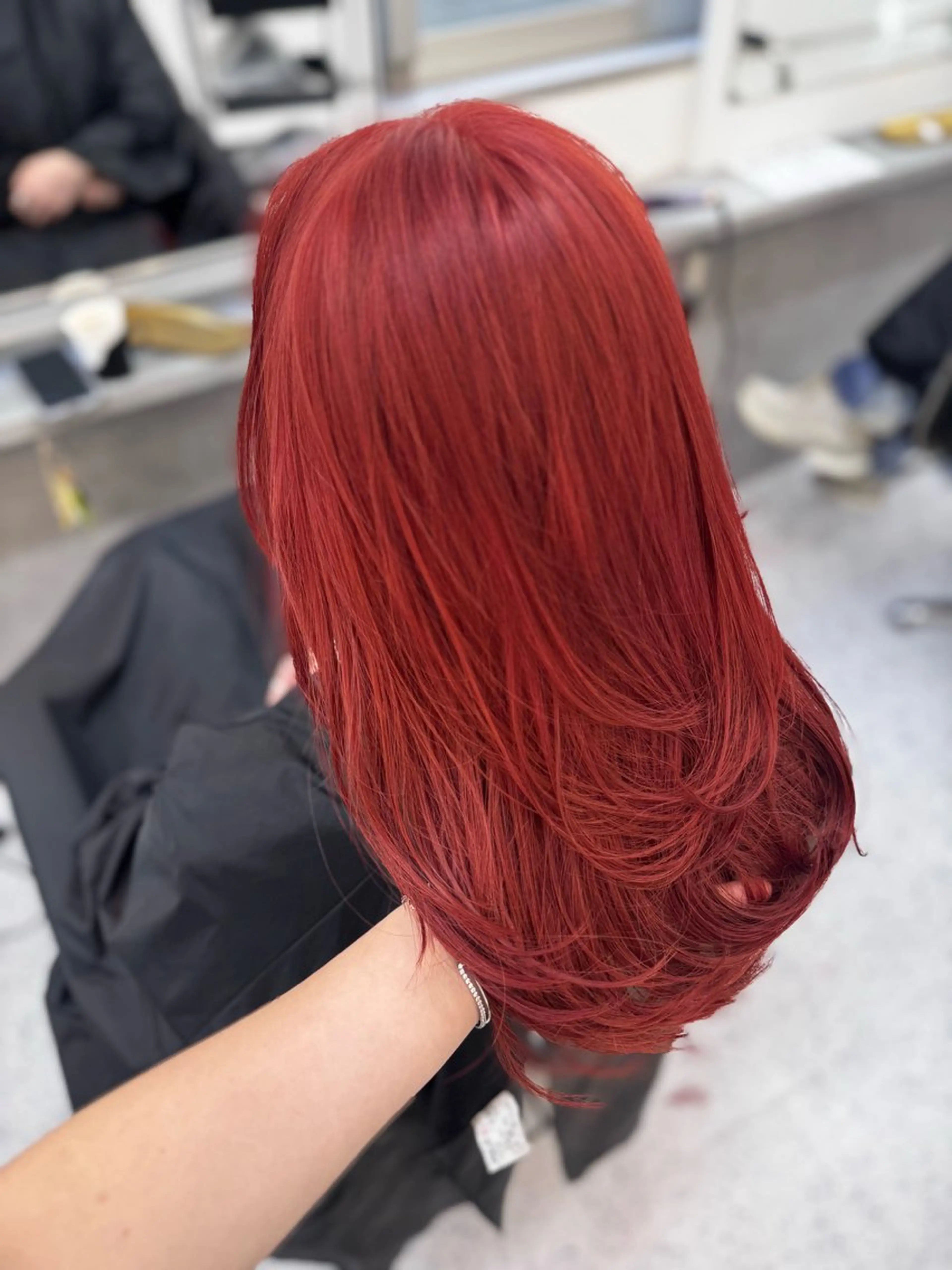 ロング ヘアカラー トリートメント ダブルカラー✨️ 五島桜樫のヘアスタイル