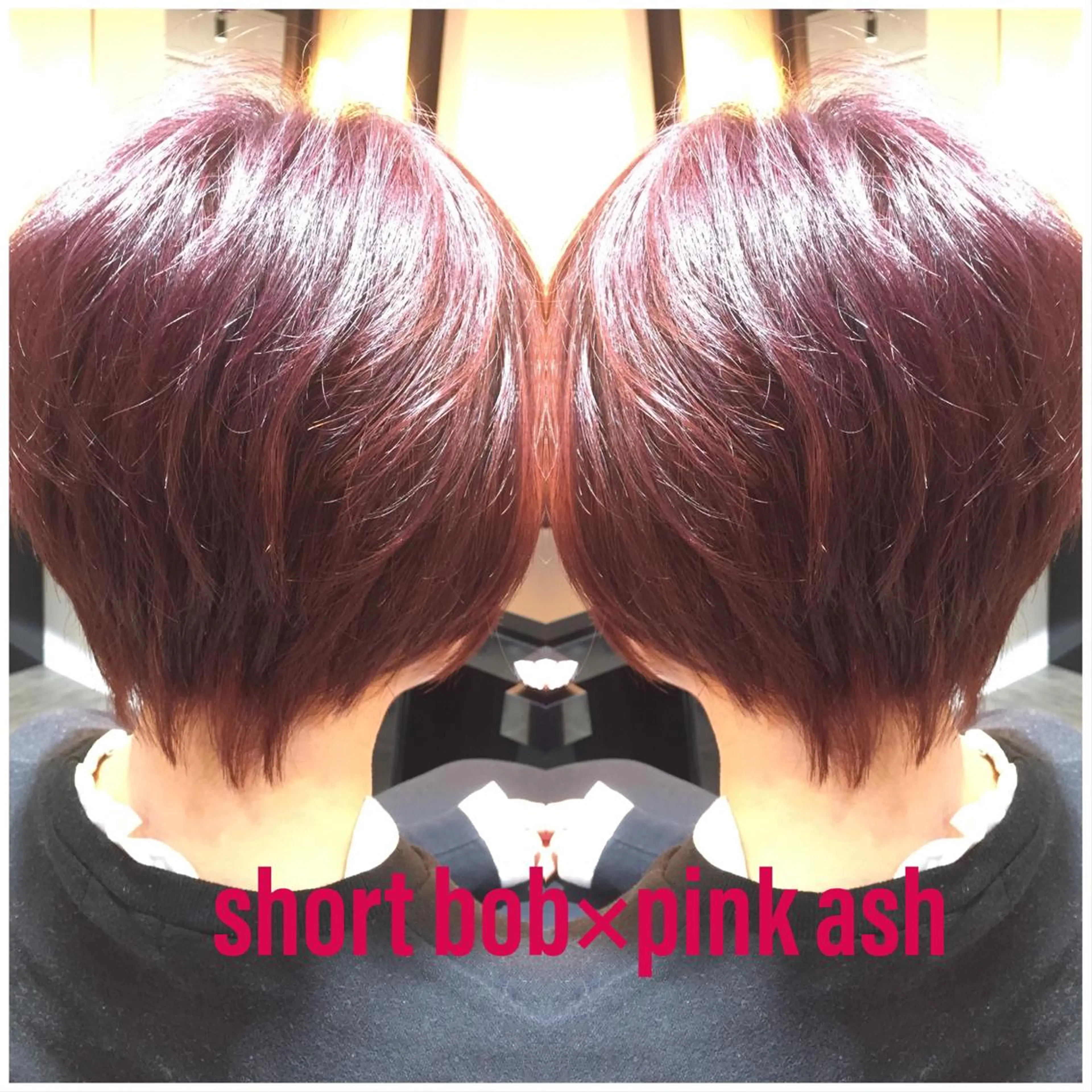 ショート カラー ハイライト/ブリーチ バレイヤージュ関佳祐のヘアスタイル