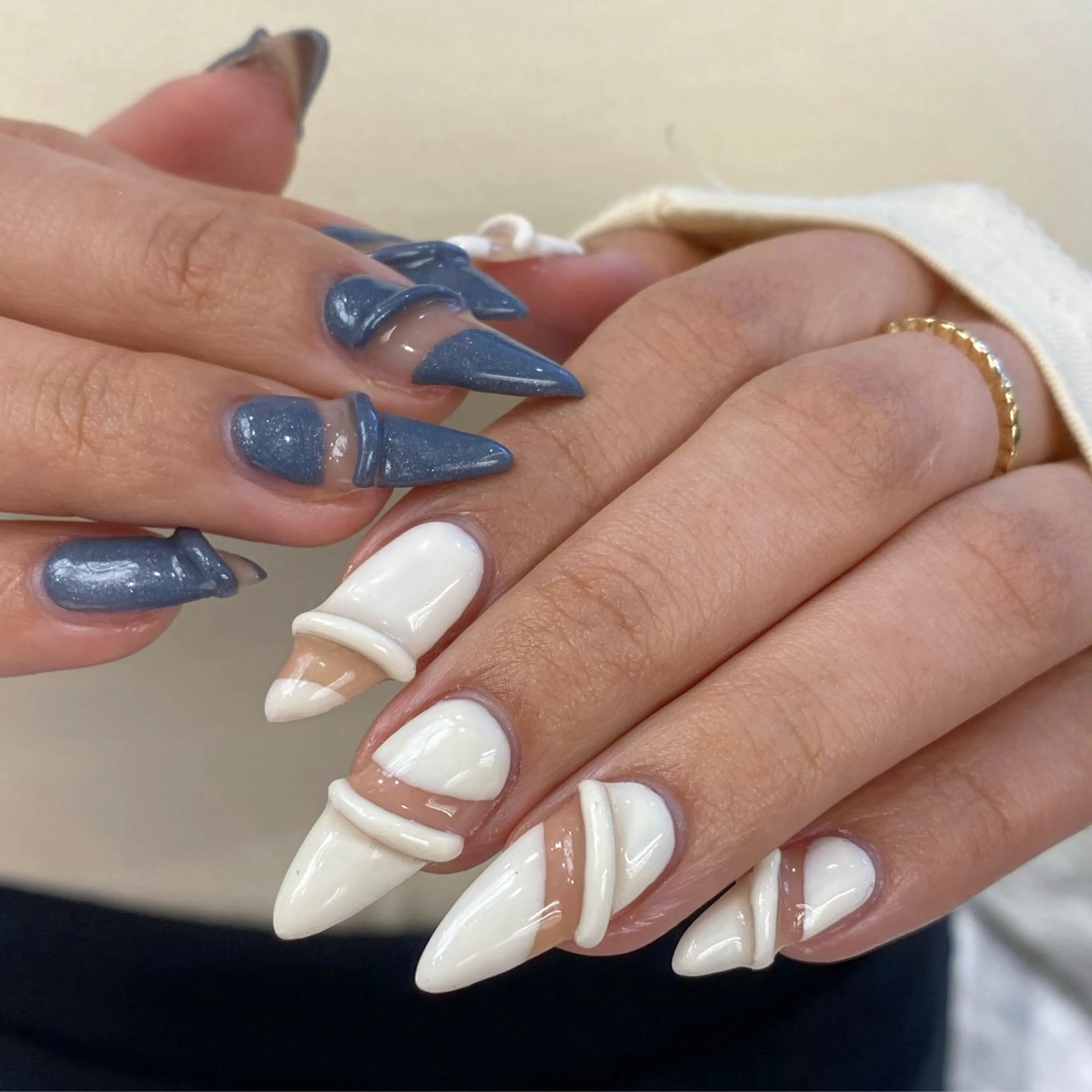 art nail🎀 (オフあり)の写真