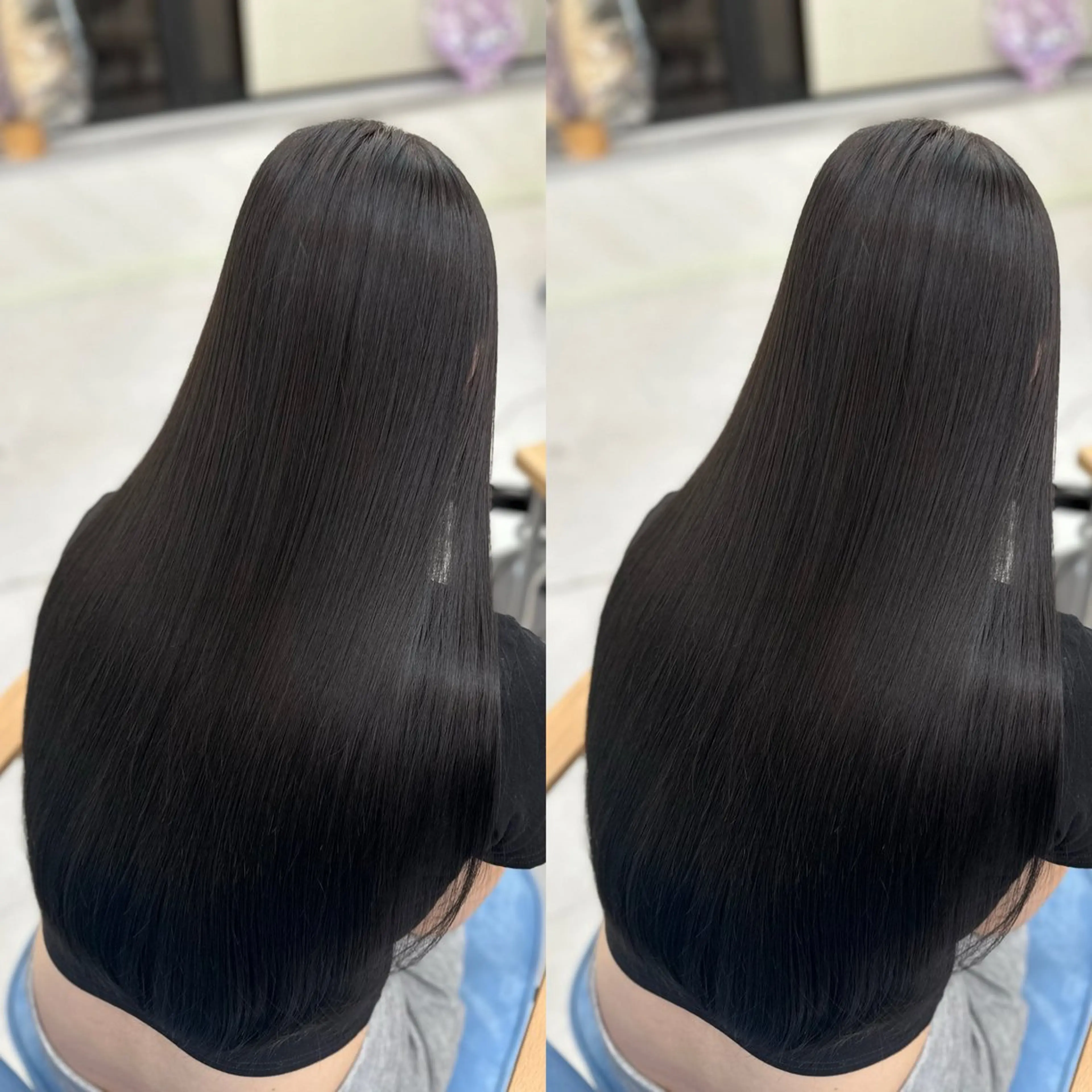 ロング 髪質改善🩵縮毛矯正 代々木/木下のヘアスタイル