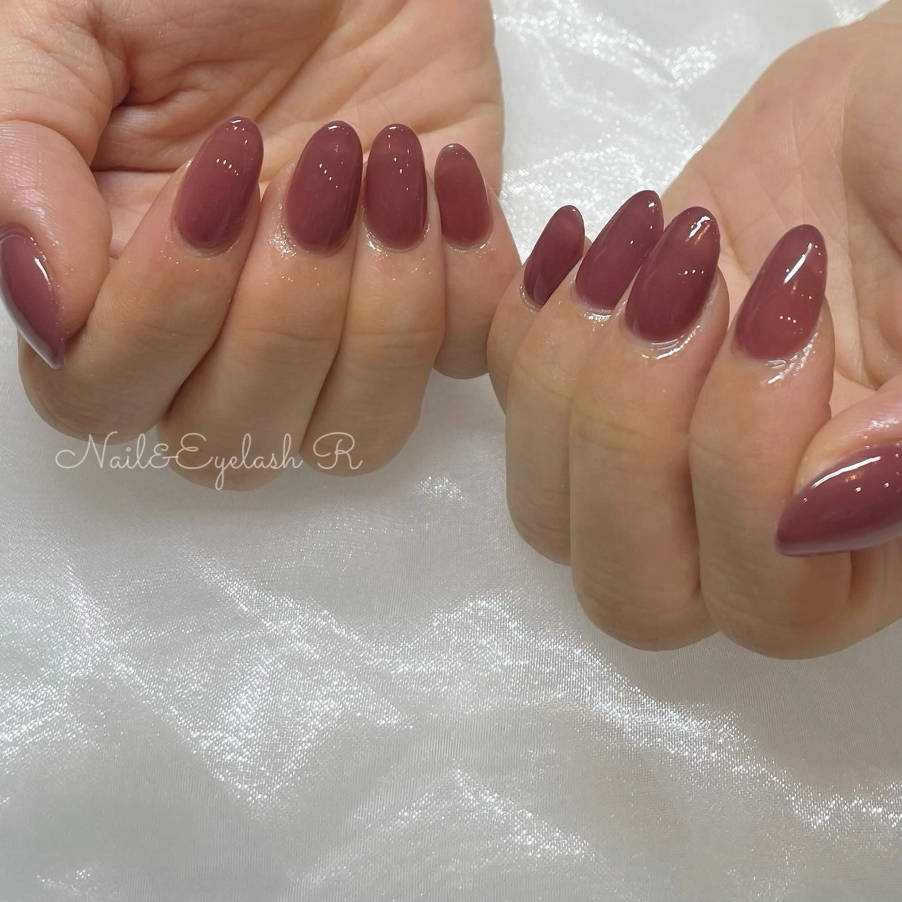 セミロング 韓国風ヘア Nail Rのネイルデザイン