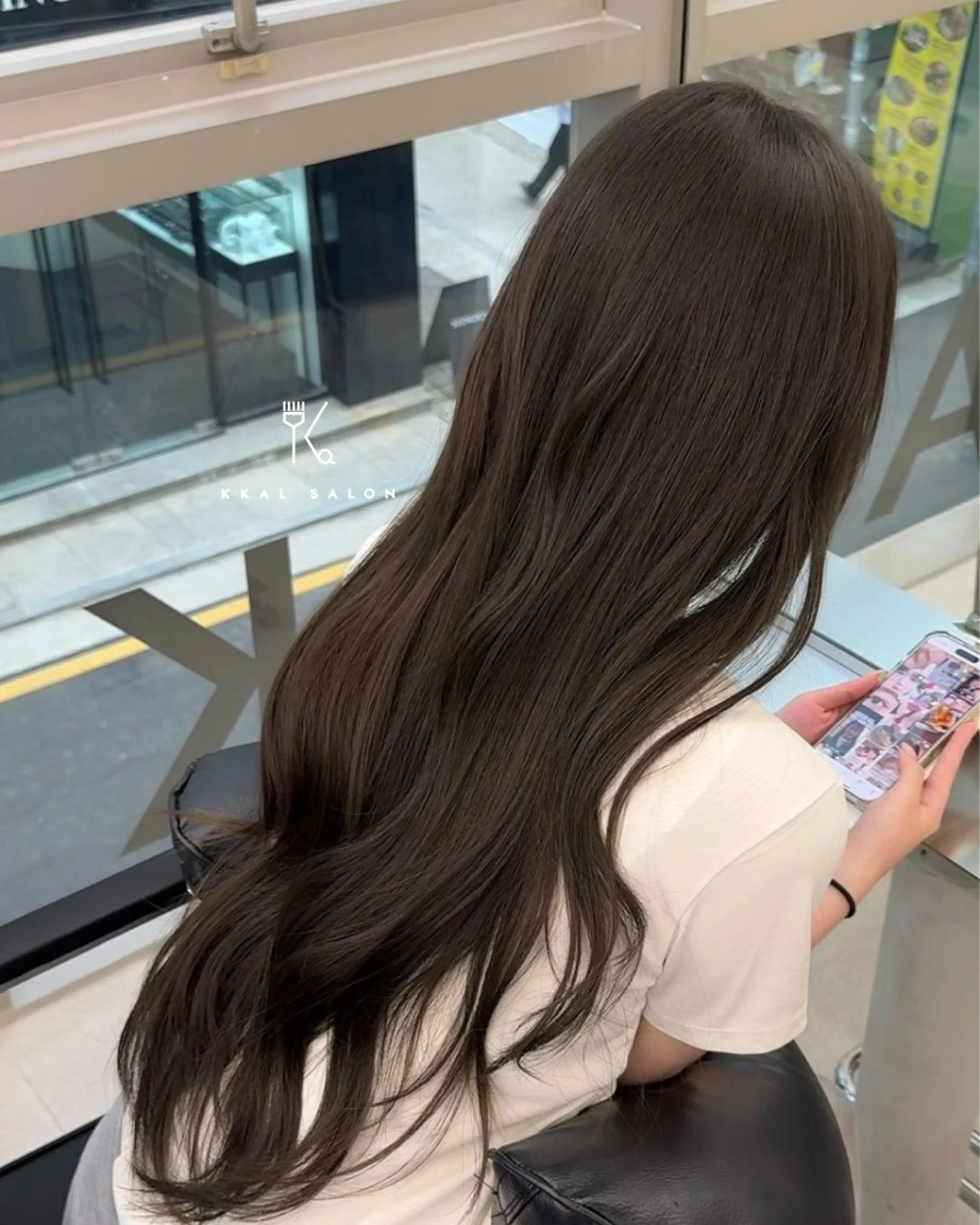 ロング カラー ヘアカラー トリートメント ヘアセット 新宿/透明感カラー/ masato🇰🇷のヘアスタイル