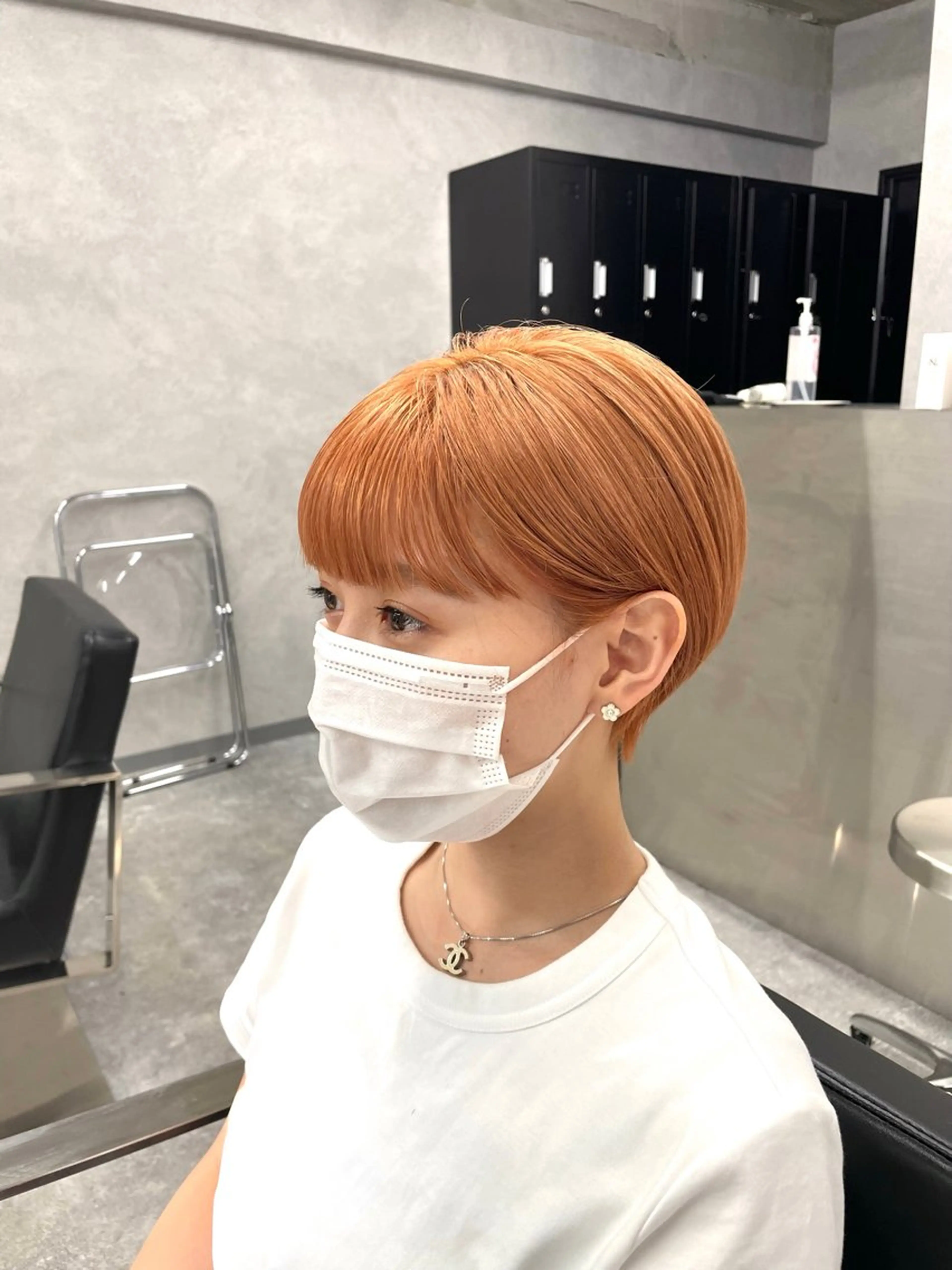 ショート カラー ハイトーンカラー 大人スタイル 太田のヘアスタイル