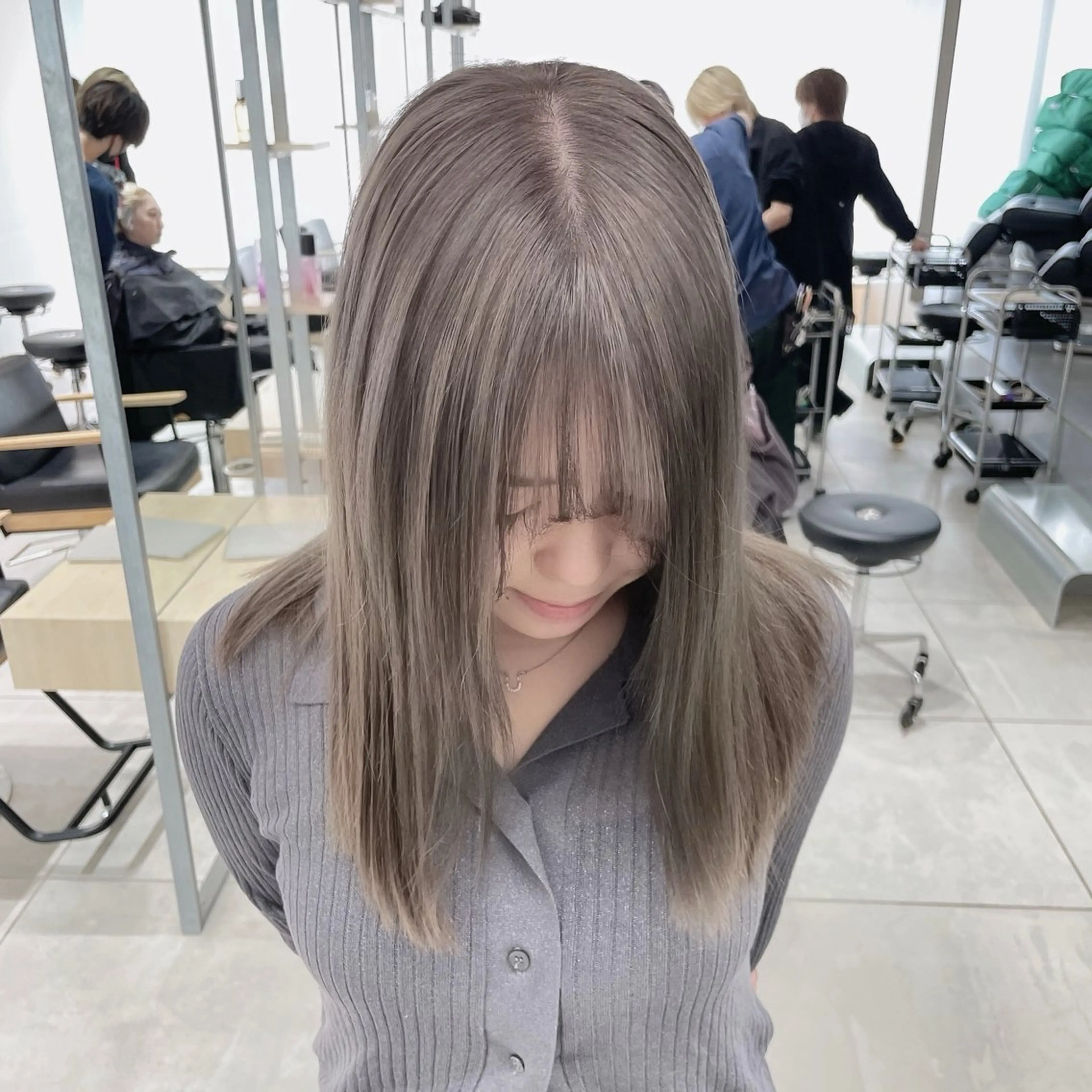 【♥ダメージ抑えたい方♡】ケアブリーチ＋ワンカラーの写真