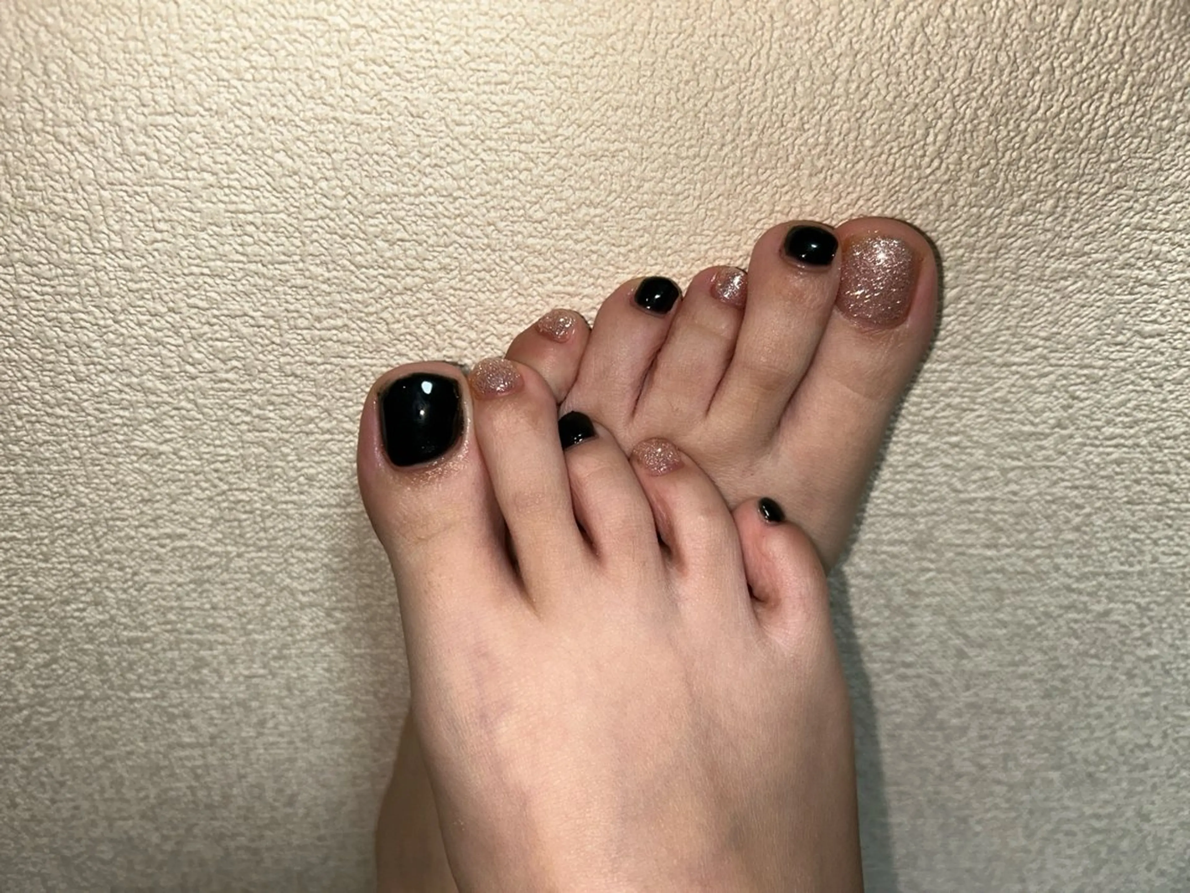 ネイル フットネイル ラメ(グリッター) nail salon Lilynのネイルデザイン
