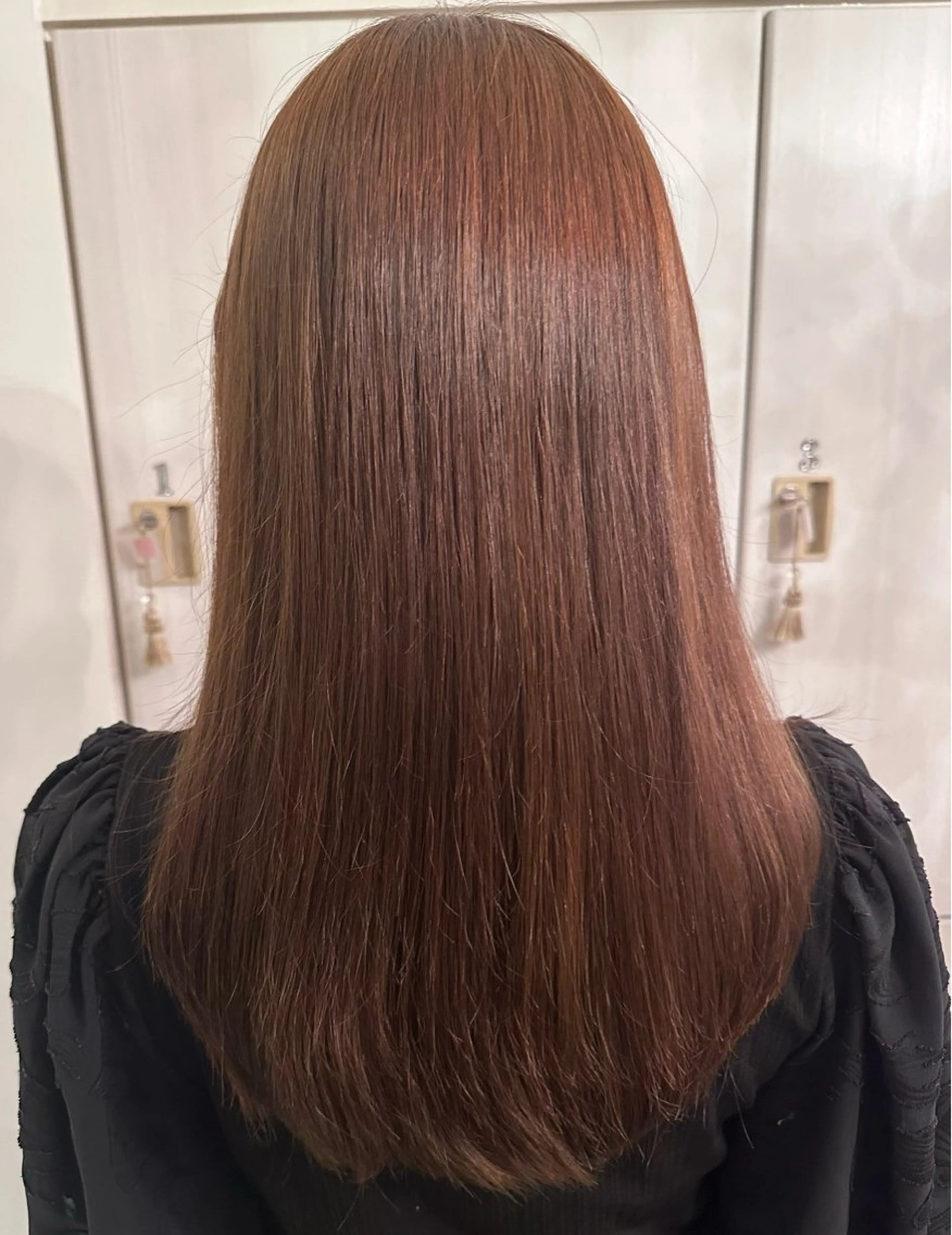 ロング 古澤 由紀子のヘアスタイル