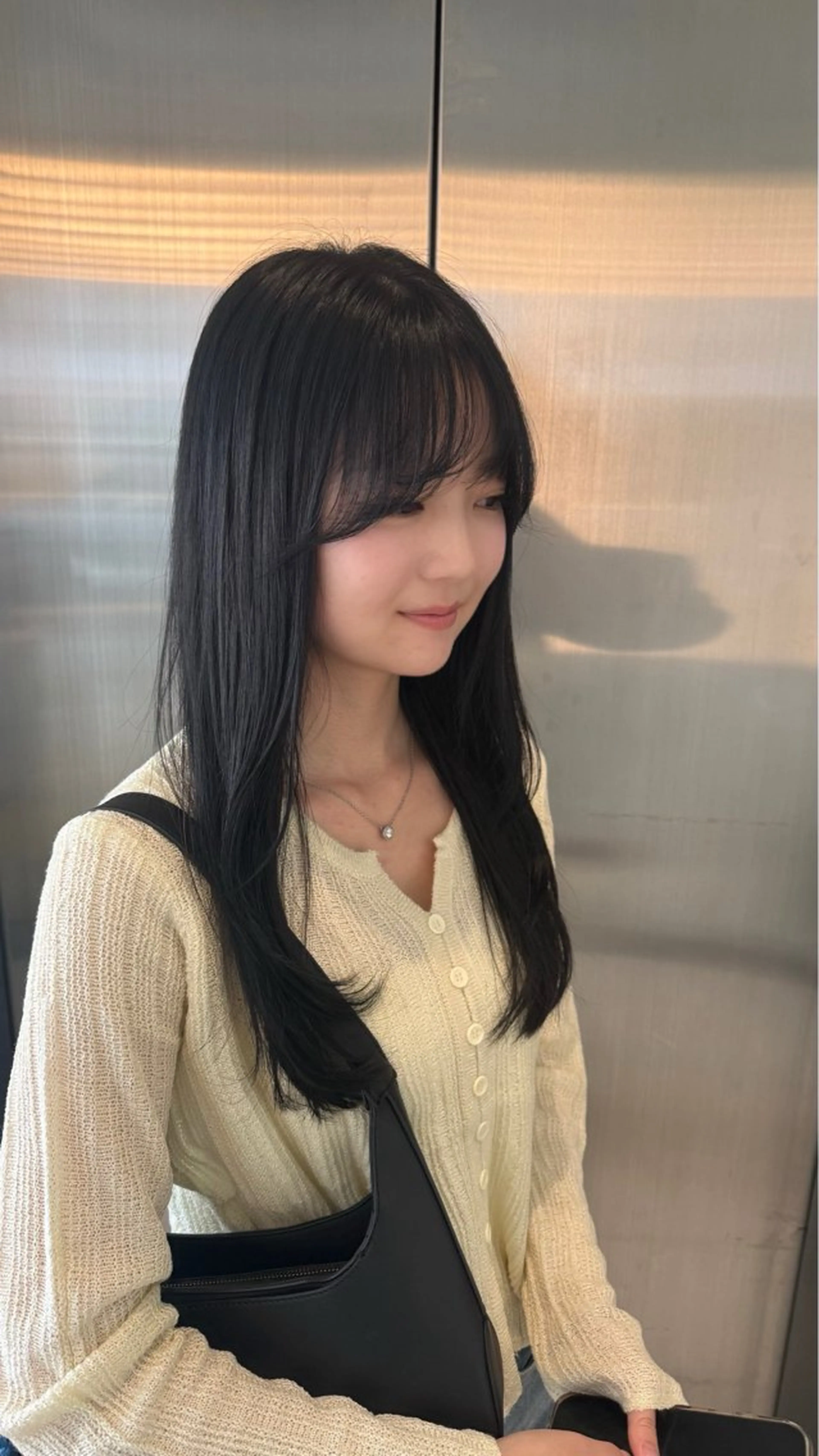 セミロング RUKA👱🏻 メンズカットパーマのヘアスタイル