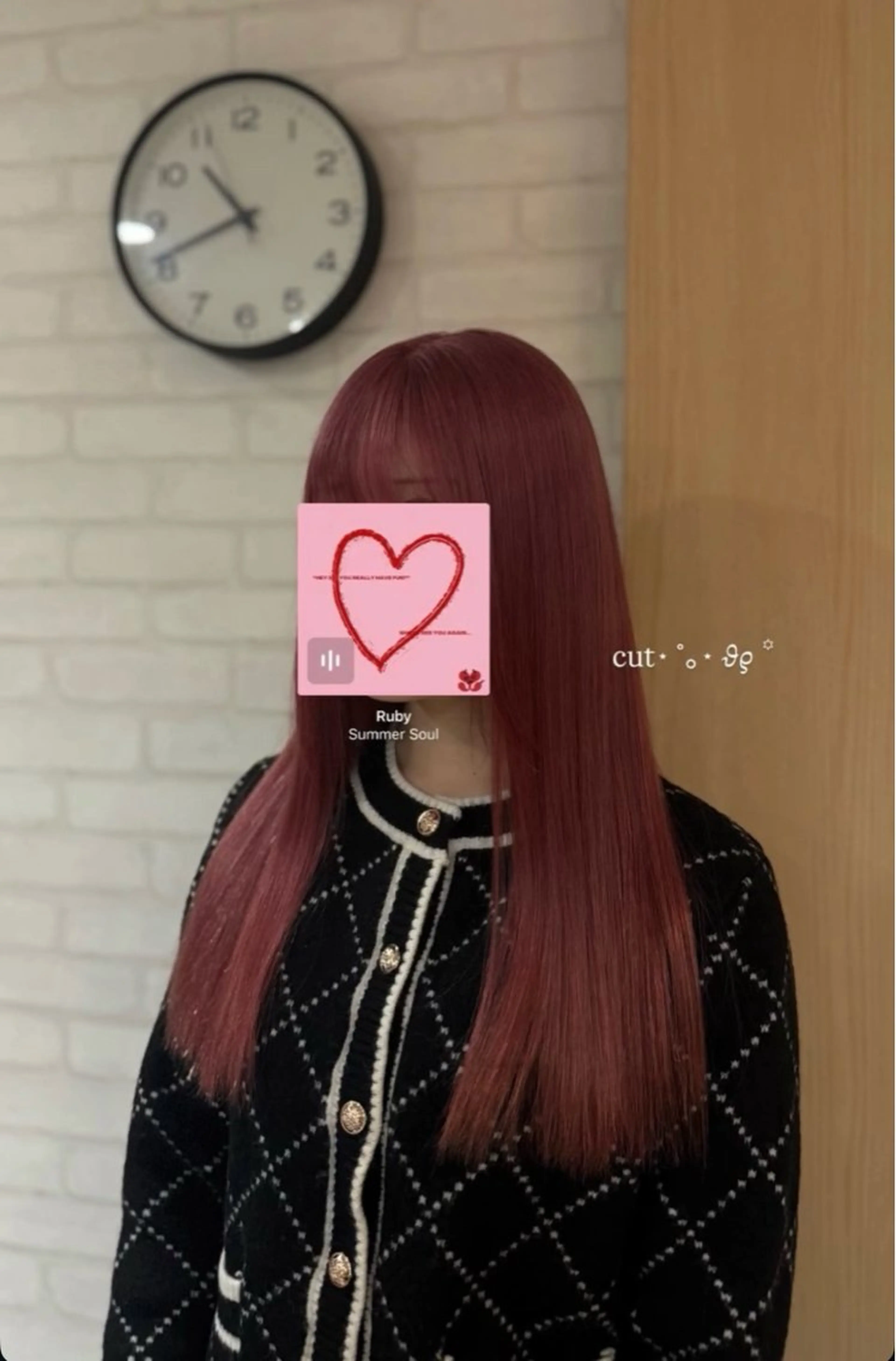 ロング カラー カット ヘアカラー Afinar  乃空（ノア）のヘアスタイル