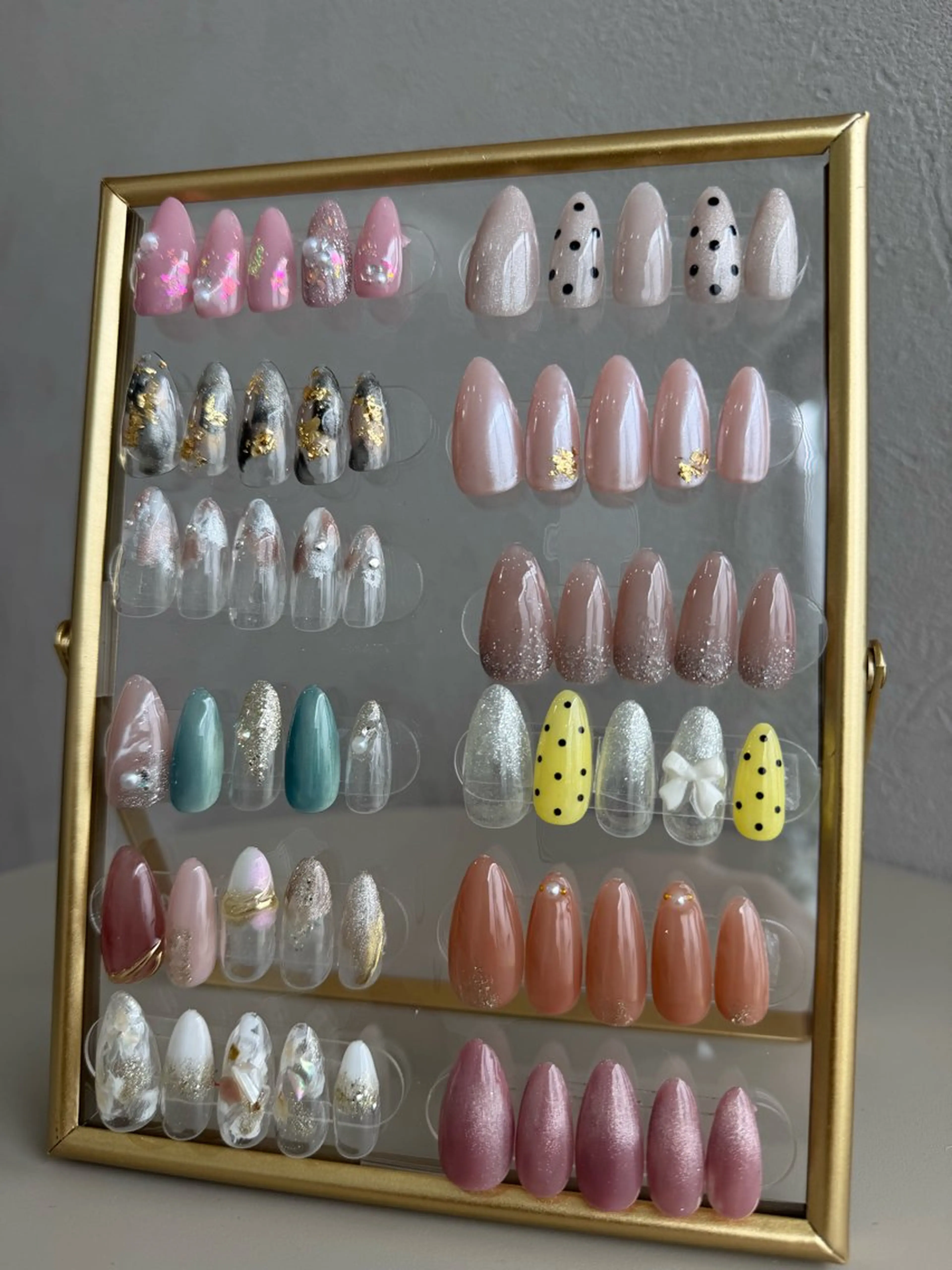 ラメグラデーションの写真