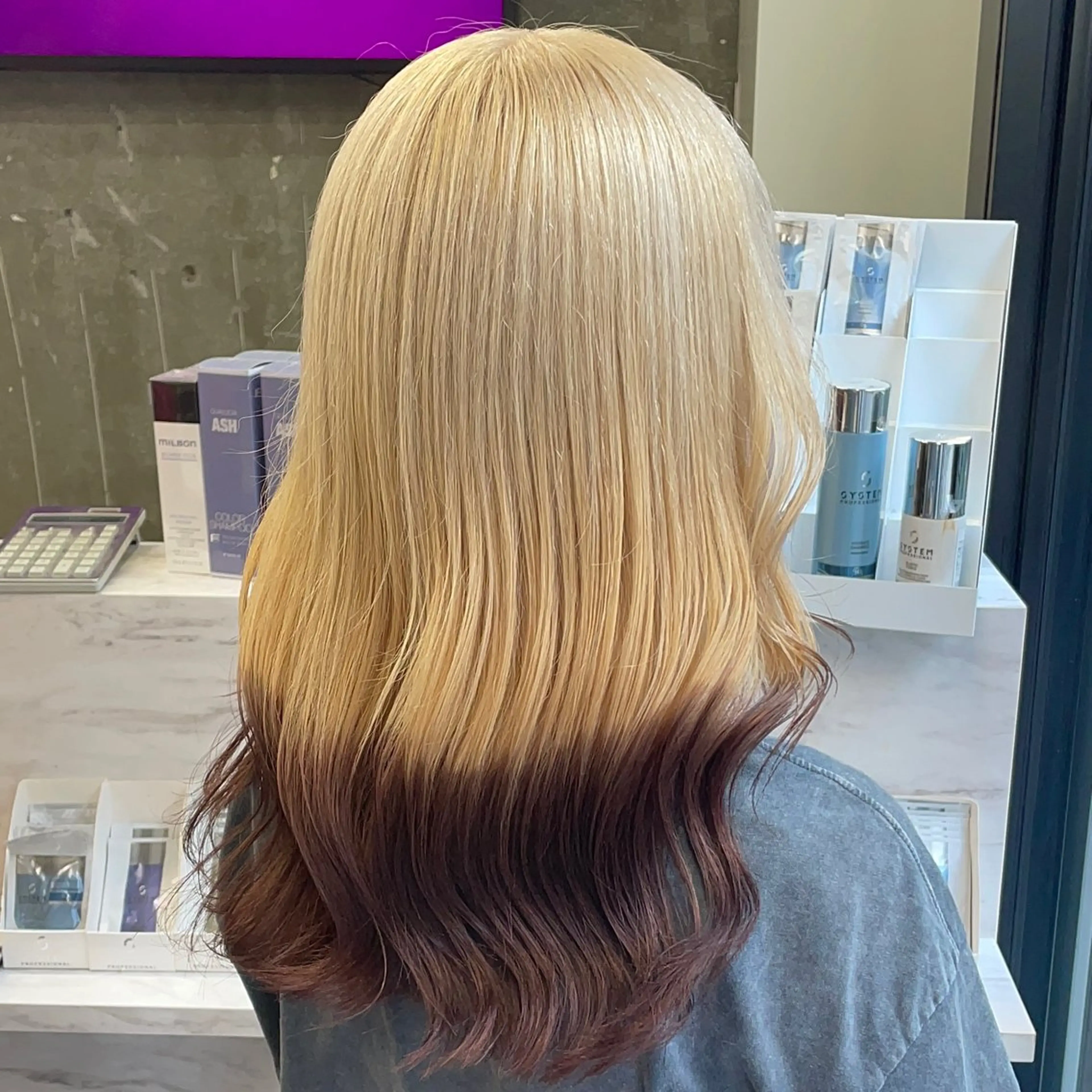 ロング ヘアカラー トリートメント 🌟ハイトーン/ボブ /RYOJU🌟のヘアスタイル