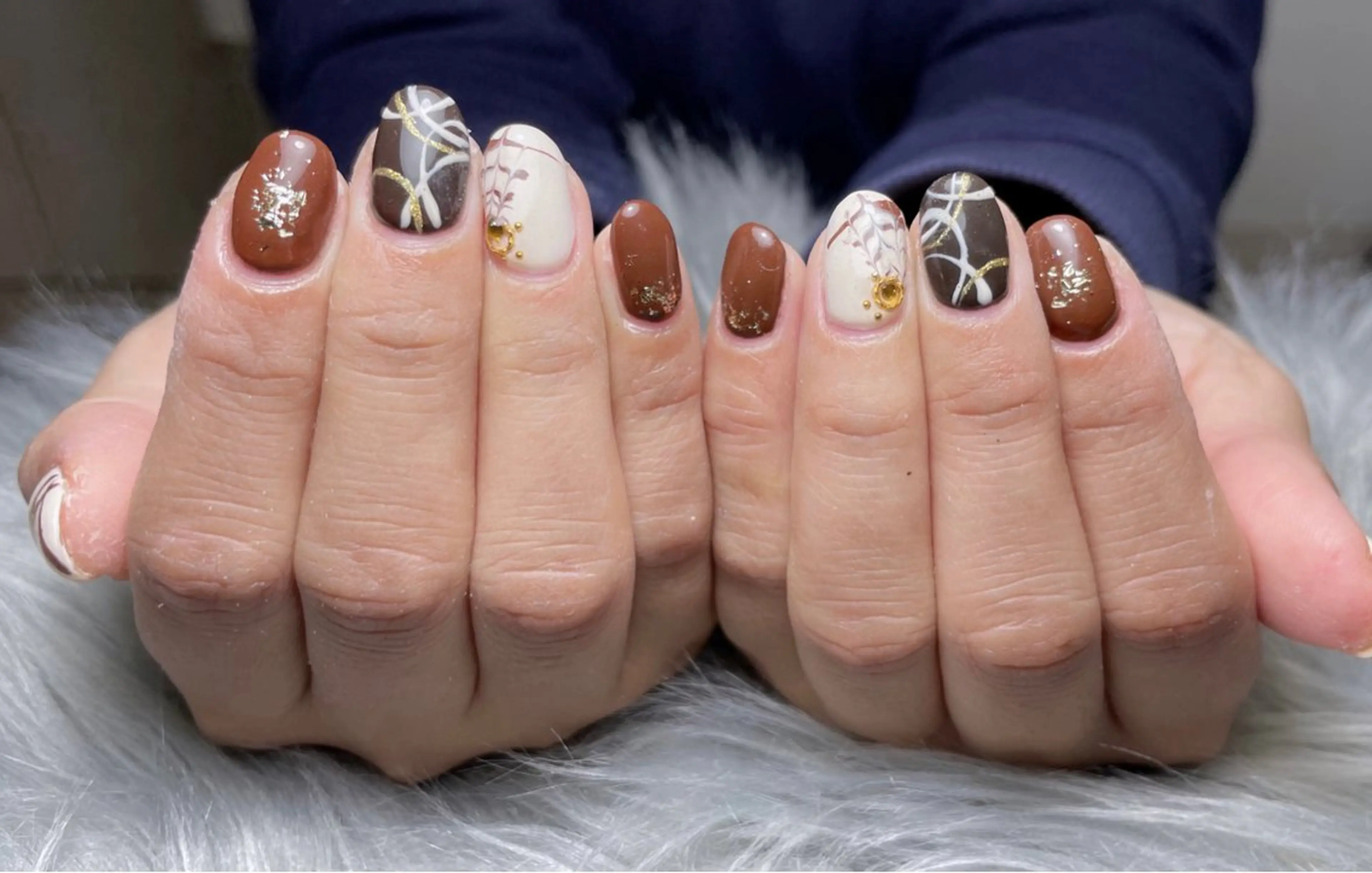 ネイル ジェルネイル ハート 持ち込み パラジェル バレンタイン ハンドネイル BLANC.nail yuuのネイルデザイン