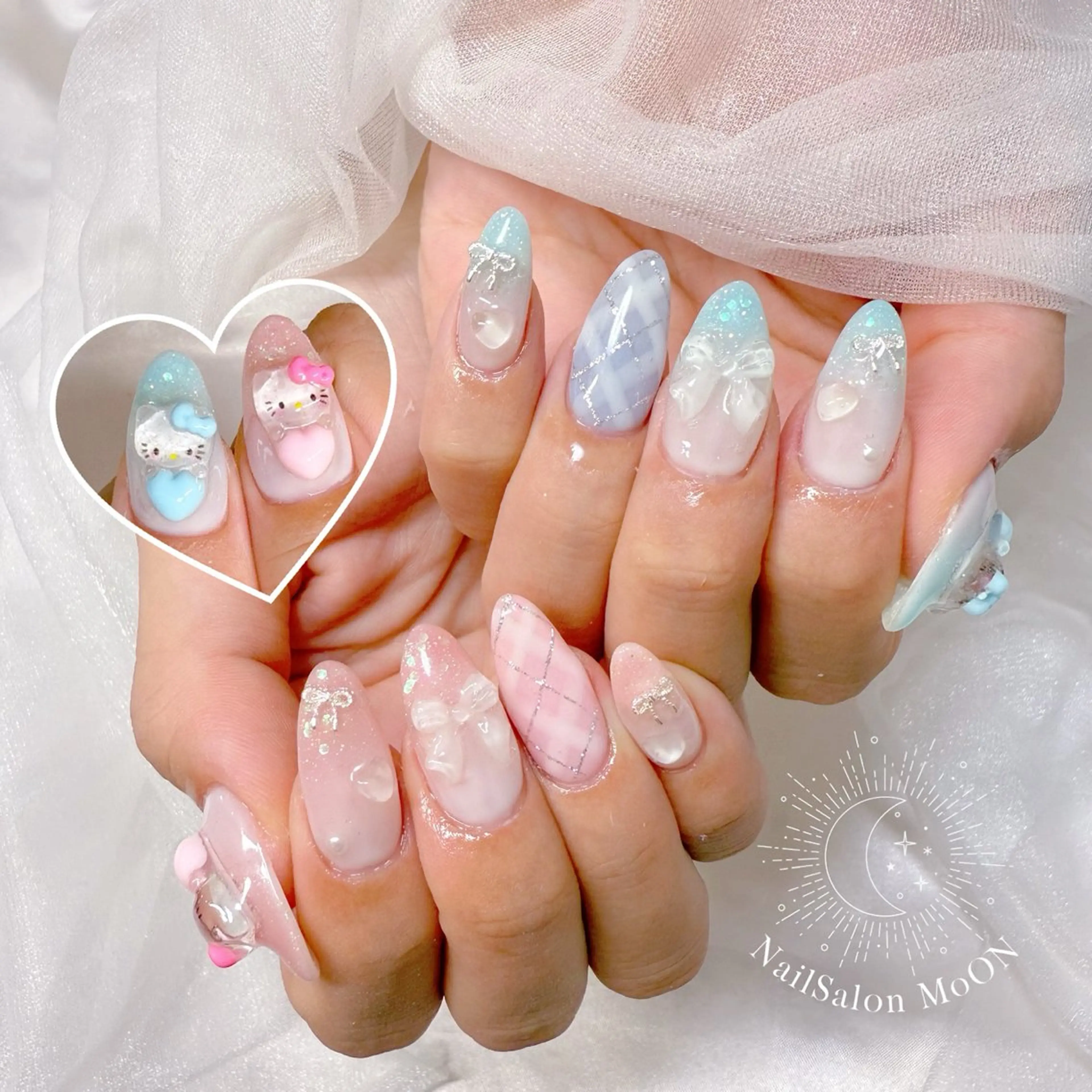 ネイル ハンドネイル ハンドケア MoON...❤︎ MeGuのネイルデザイン