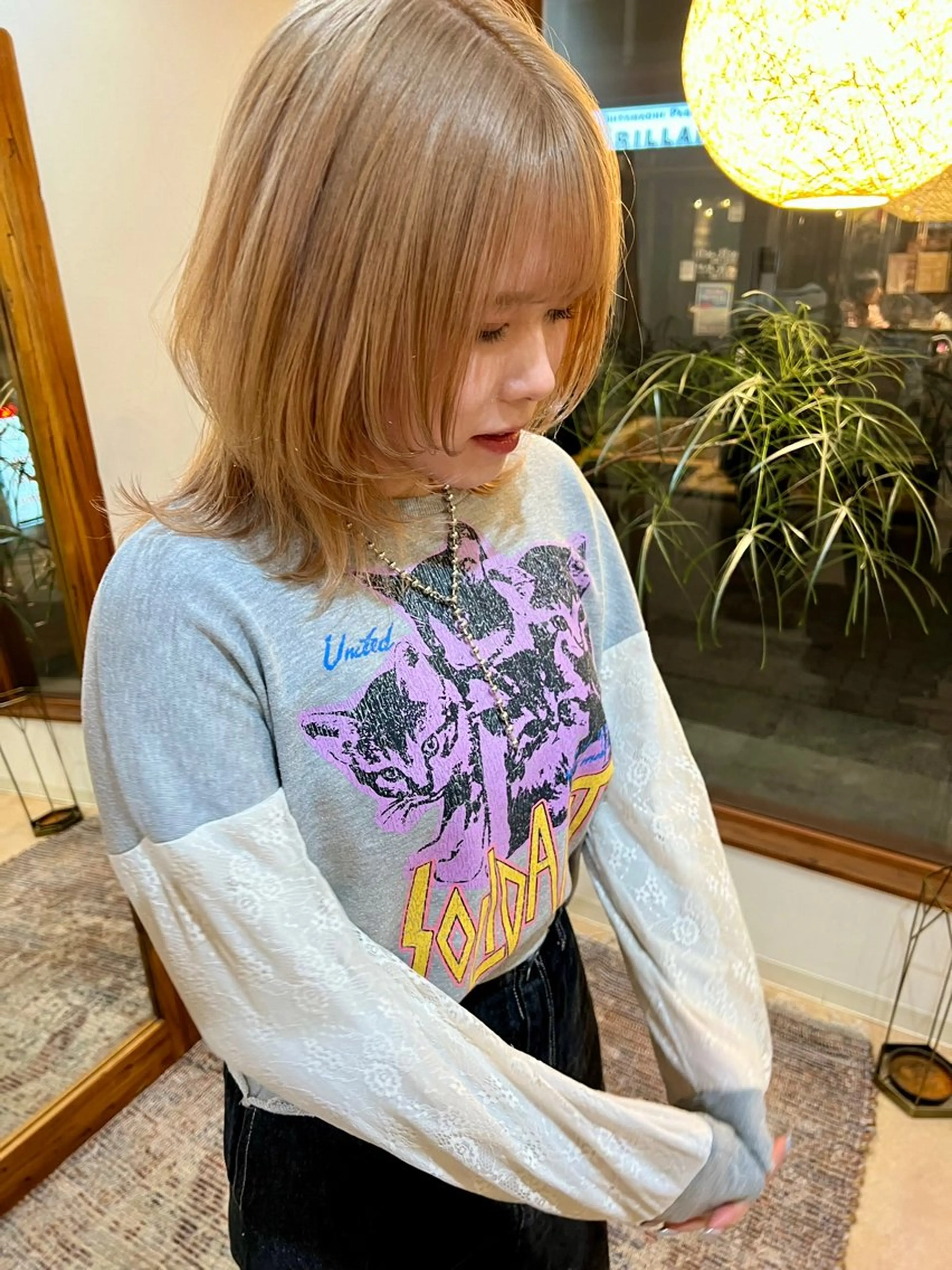 ミディアム トリートメント カット トリートメント 【⭐️艶髪レイヤー カット⭐️】長谷川のヘアスタイル