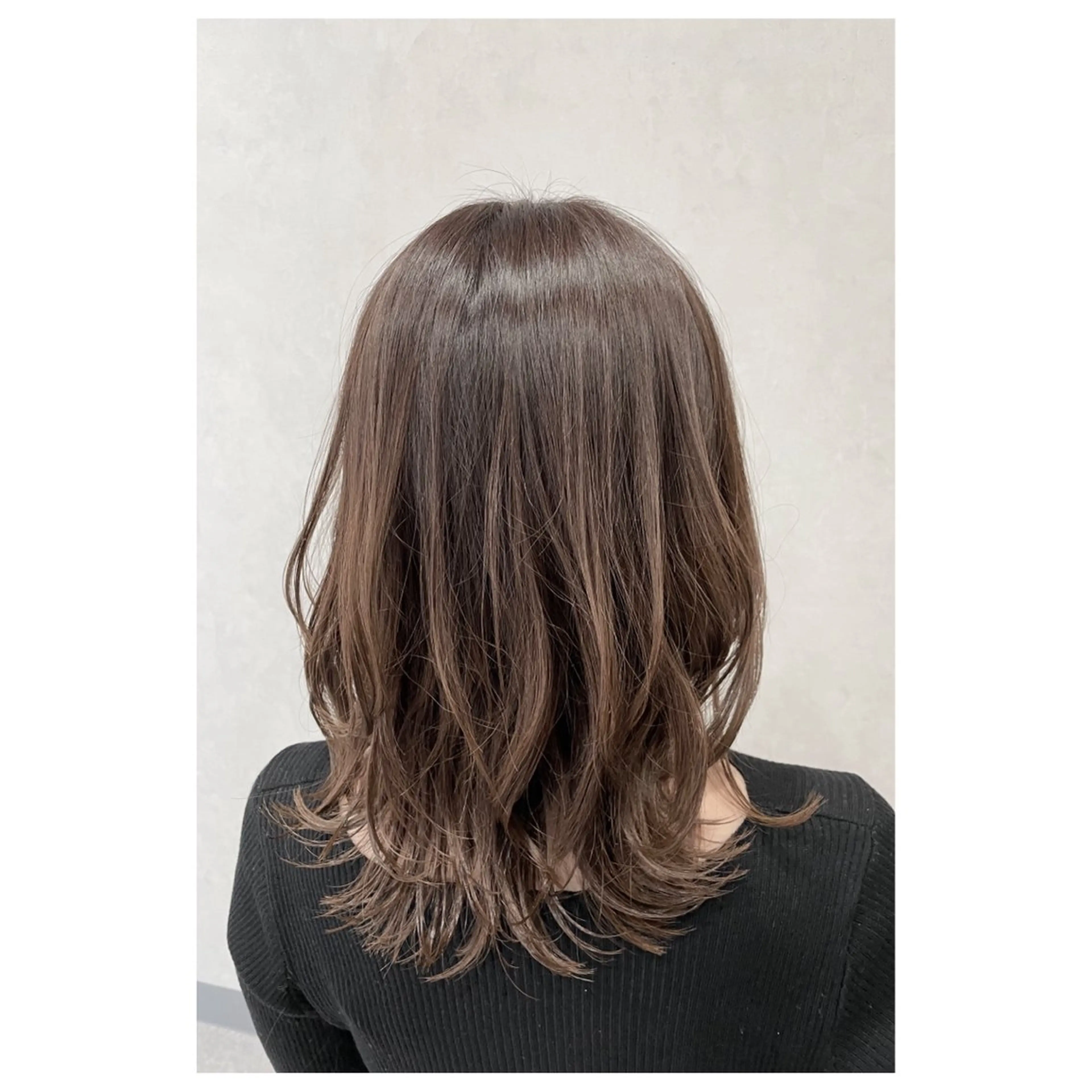 セミロング カラー パーマ ヘアアレンジ メンズ キッズ カット ヘアカラー トリートメント Eir 豊中 ﾊﾟｰﾏ ｹｱ特化ｻﾛﾝ【ｴｲﾙ】所属・TopStylist ✂︎ Azumaのヘアスタイル