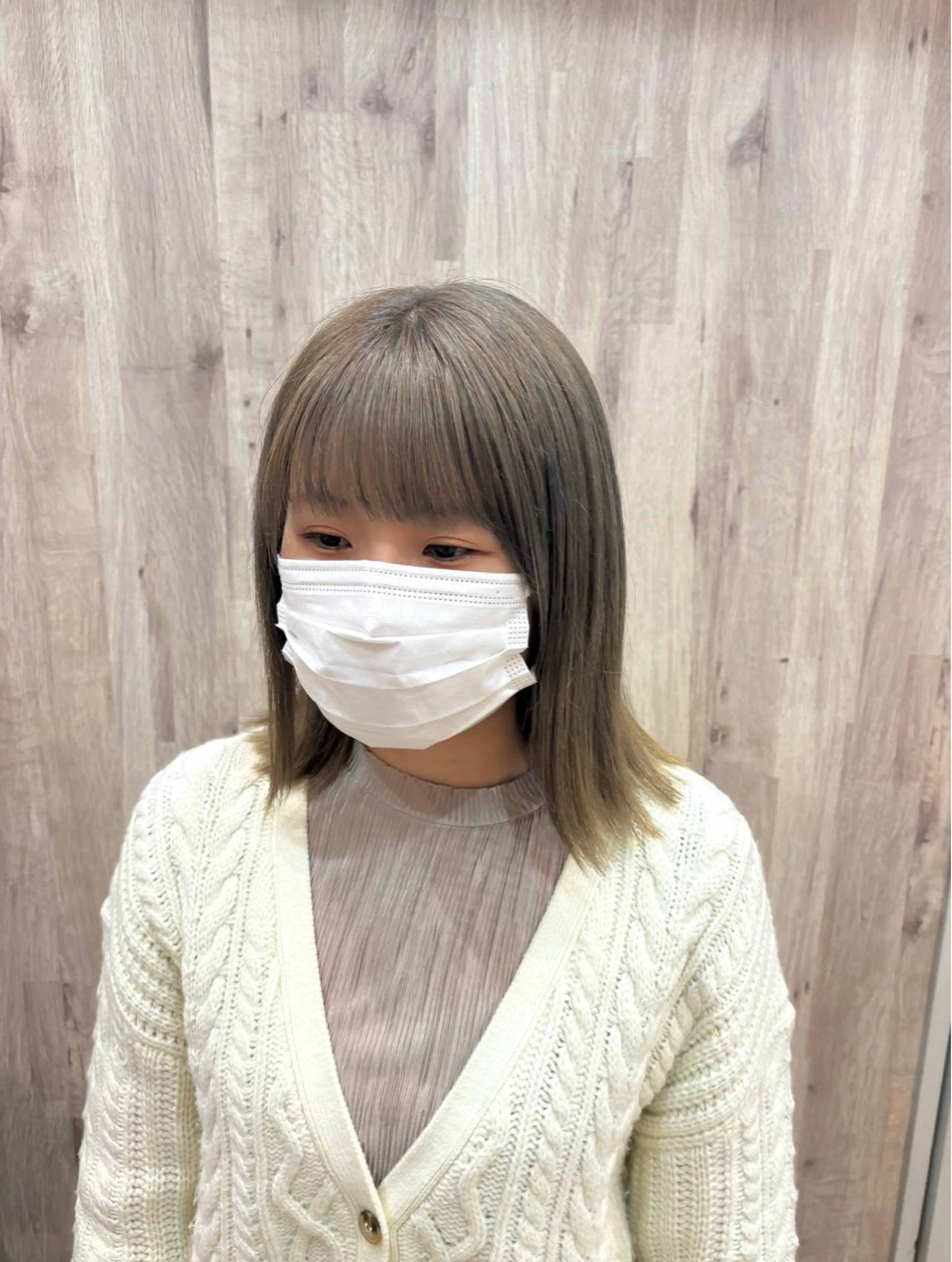 セミロング 竹村 恵功代のヘアスタイル
