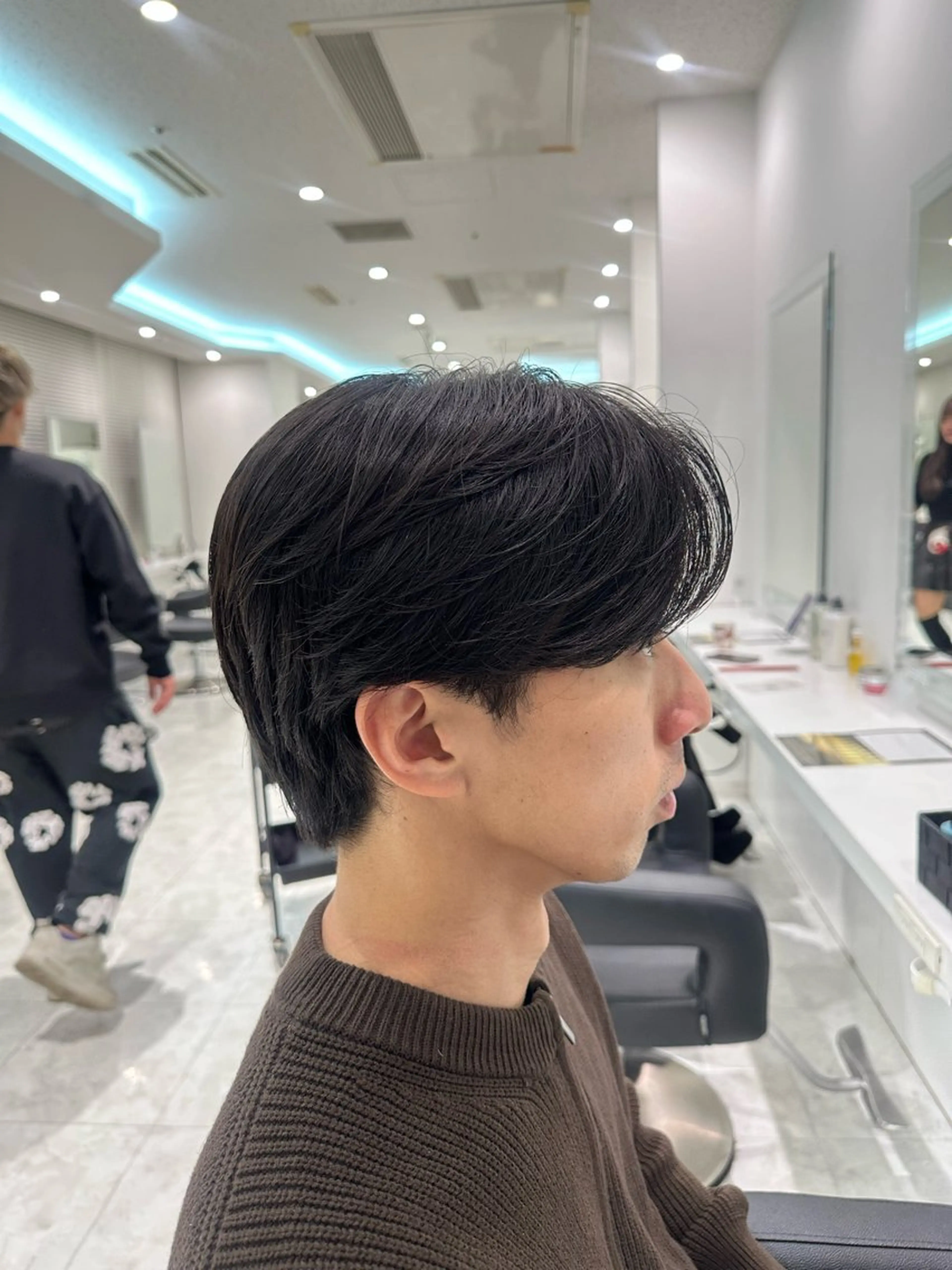 ショート パーマ メンズ カット パーマ 🐺韓国風メンズ特化 あさひ🐺のヘアスタイル