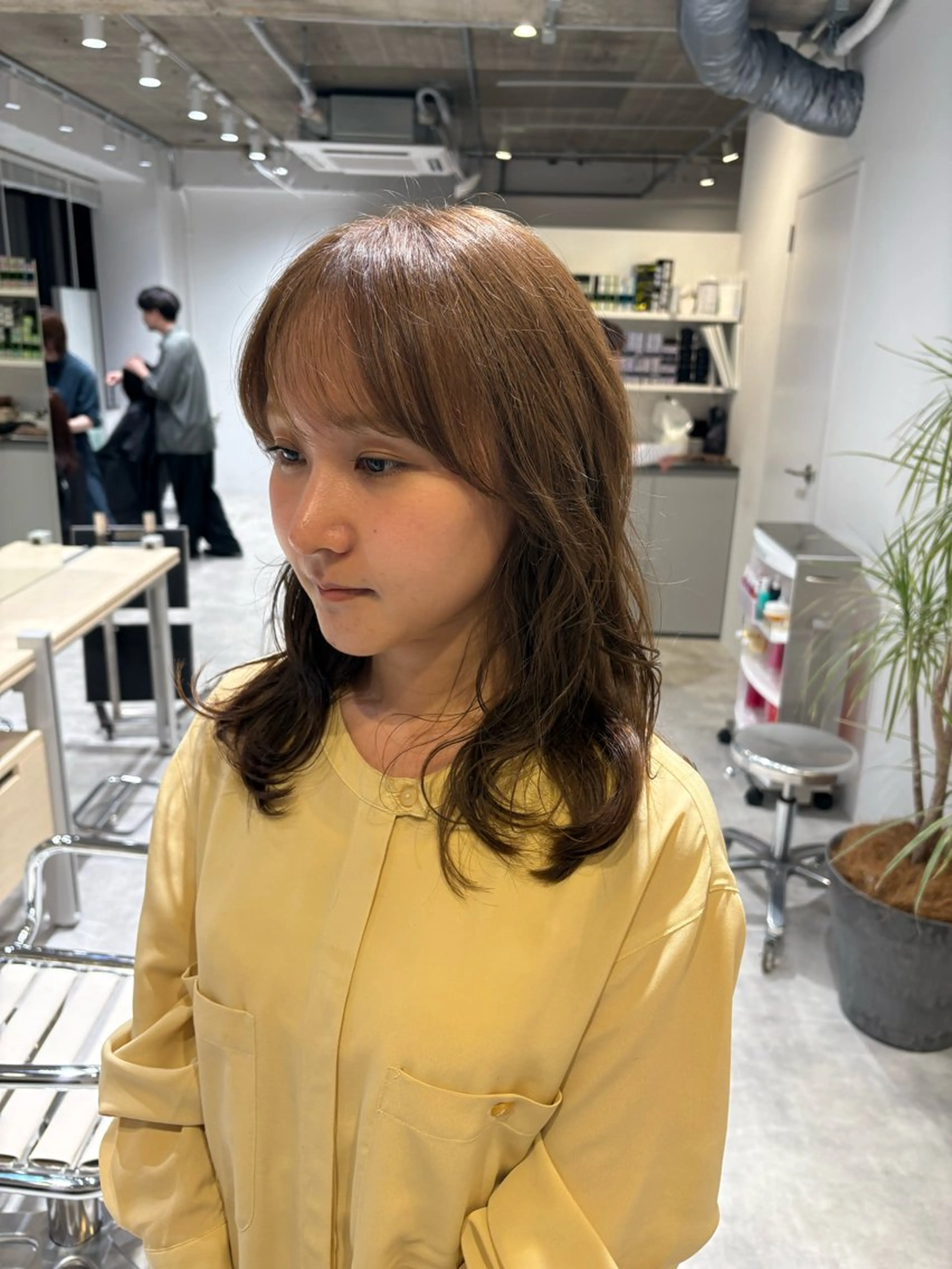 ロング カット ヘアカラー トリートメント レイヤーカット ✨️奥田良太✨️のヘアスタイル