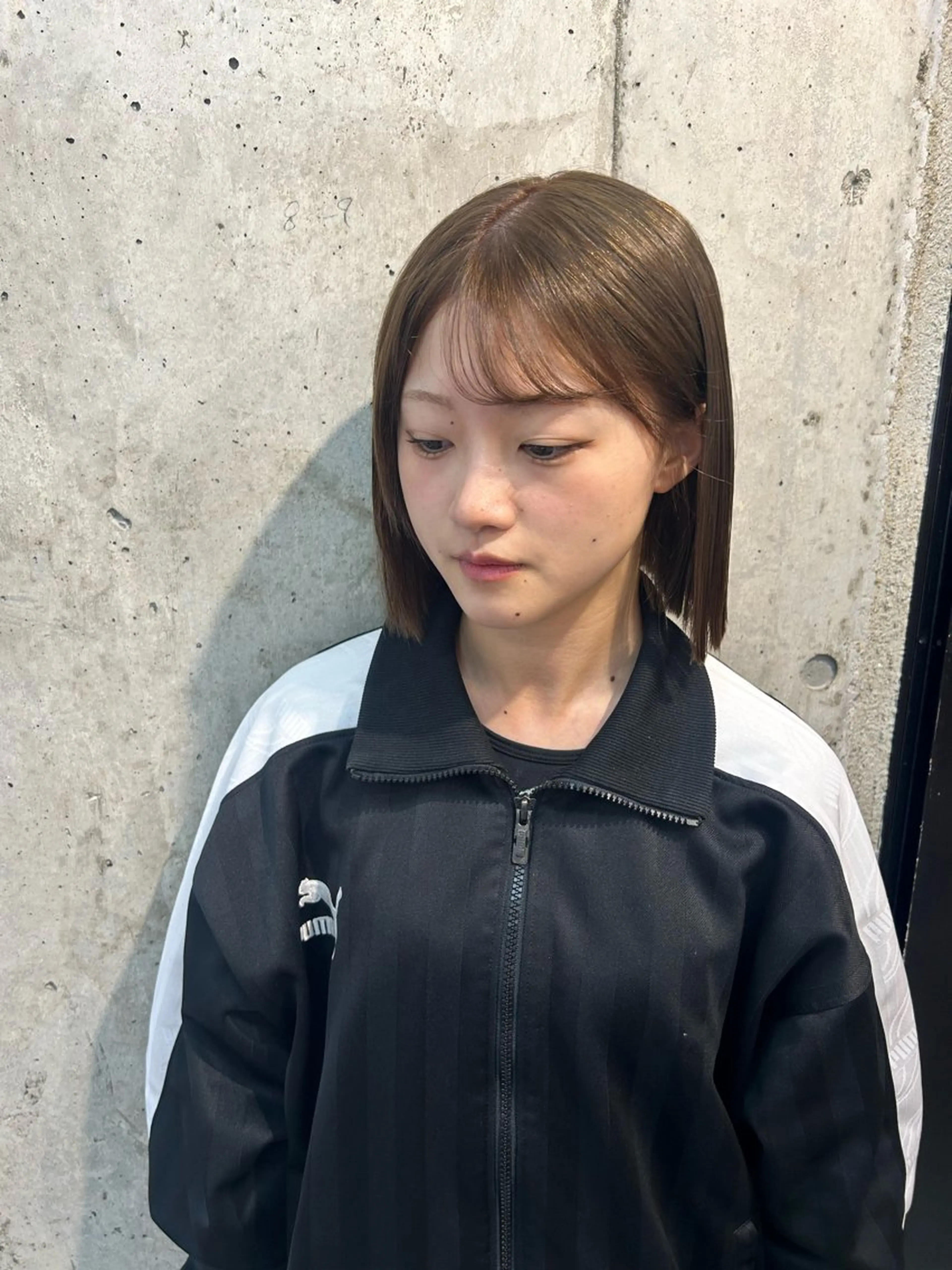 カラー ベージュカラー オリーブベージュ ヘアカラー [lani ] konatsuのヘアスタイル