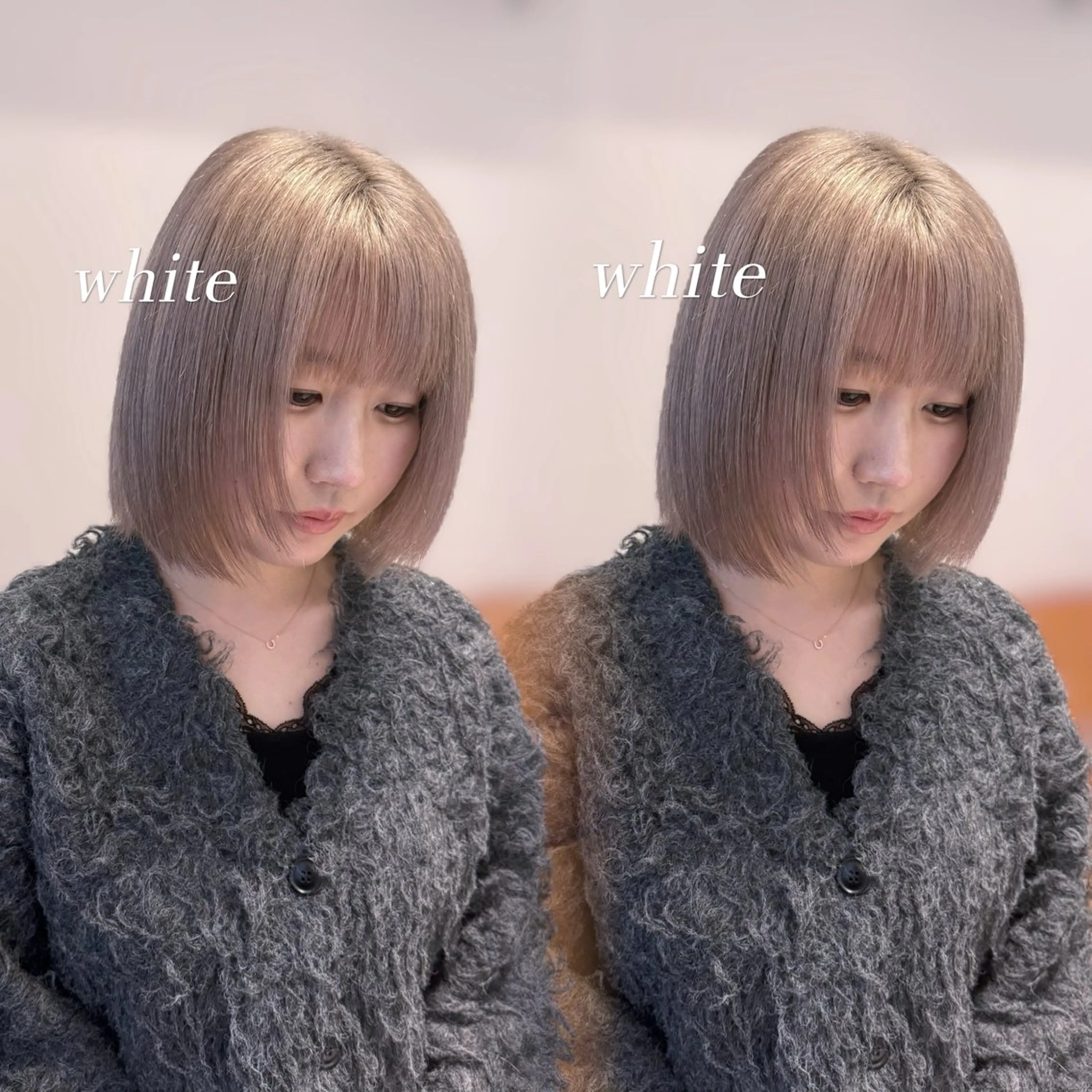 ショート カラー ブリーチ ヘアカラー 🦋ブリーチなしダブ ルカラー🌈MEGUのヘアスタイル