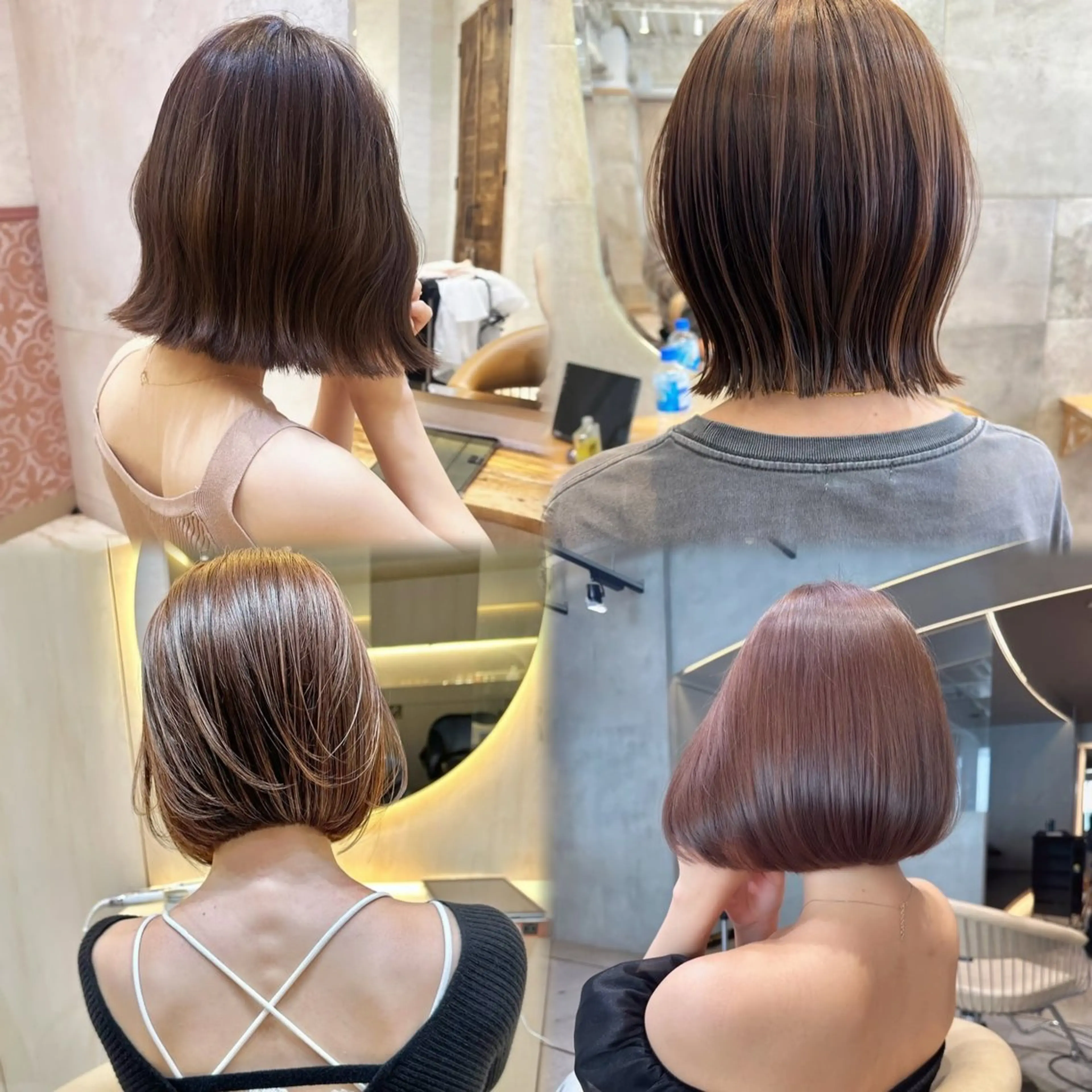 【4月🌸1日3名】ボブ専用✂️黄金比×似合わせカット✨とろける髪質ケアTR付の写真