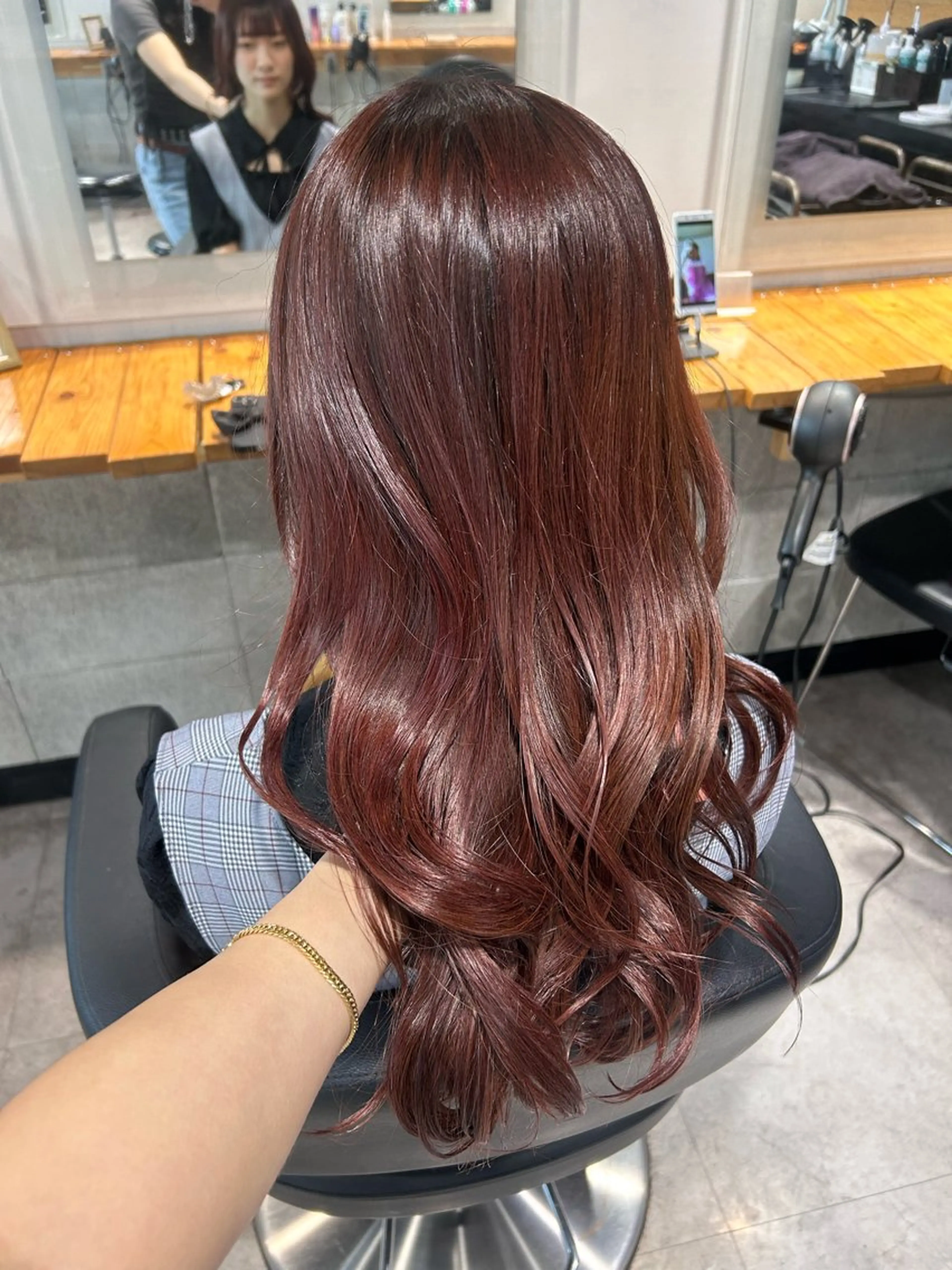 ロング ヘアカラー ヘッドスパ レイヤーStyle 🩵菜々実のヘアスタイル