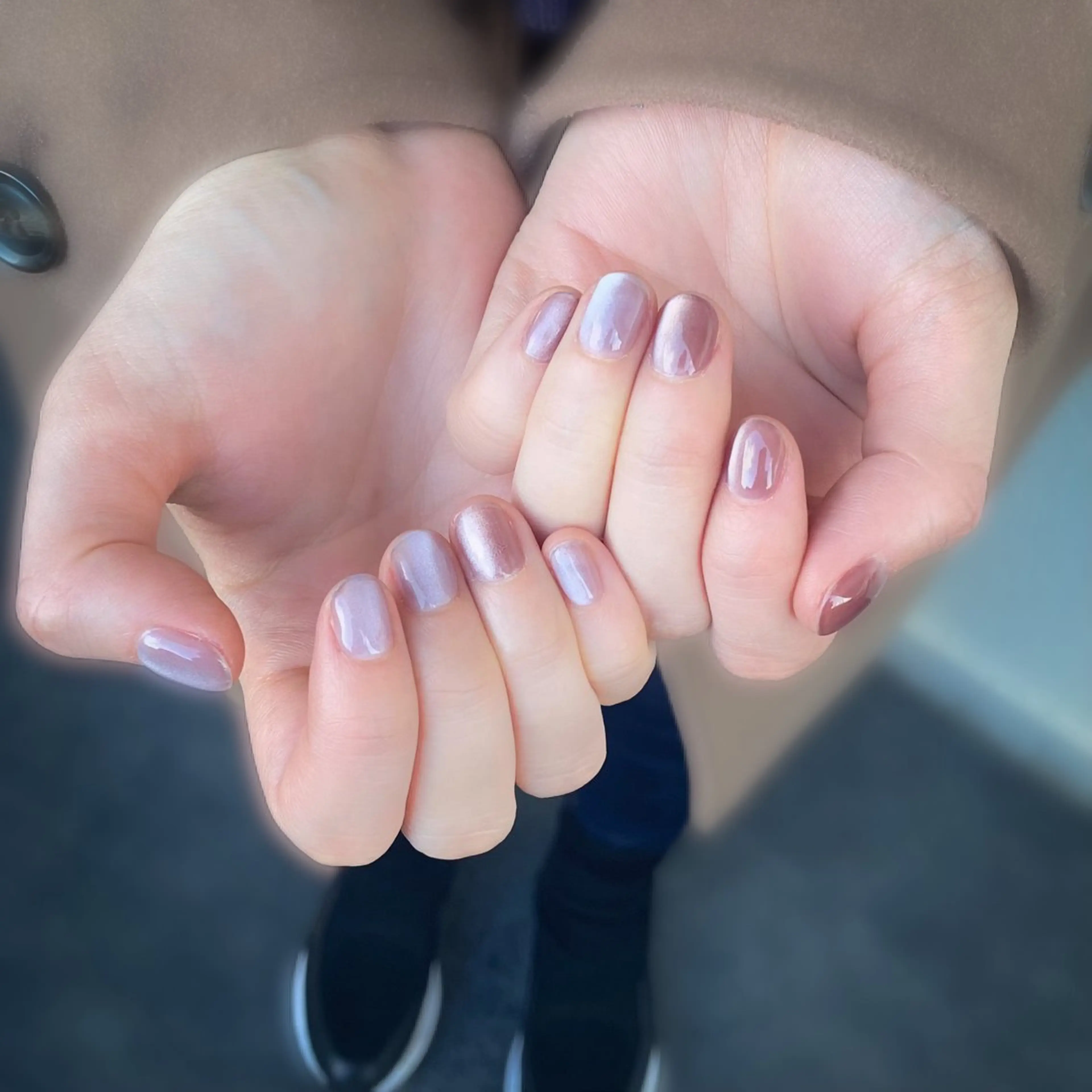 ネイル マグネットネイル ハンドネイル &.nail/ ニュアンス/持込み可のネイルデザイン