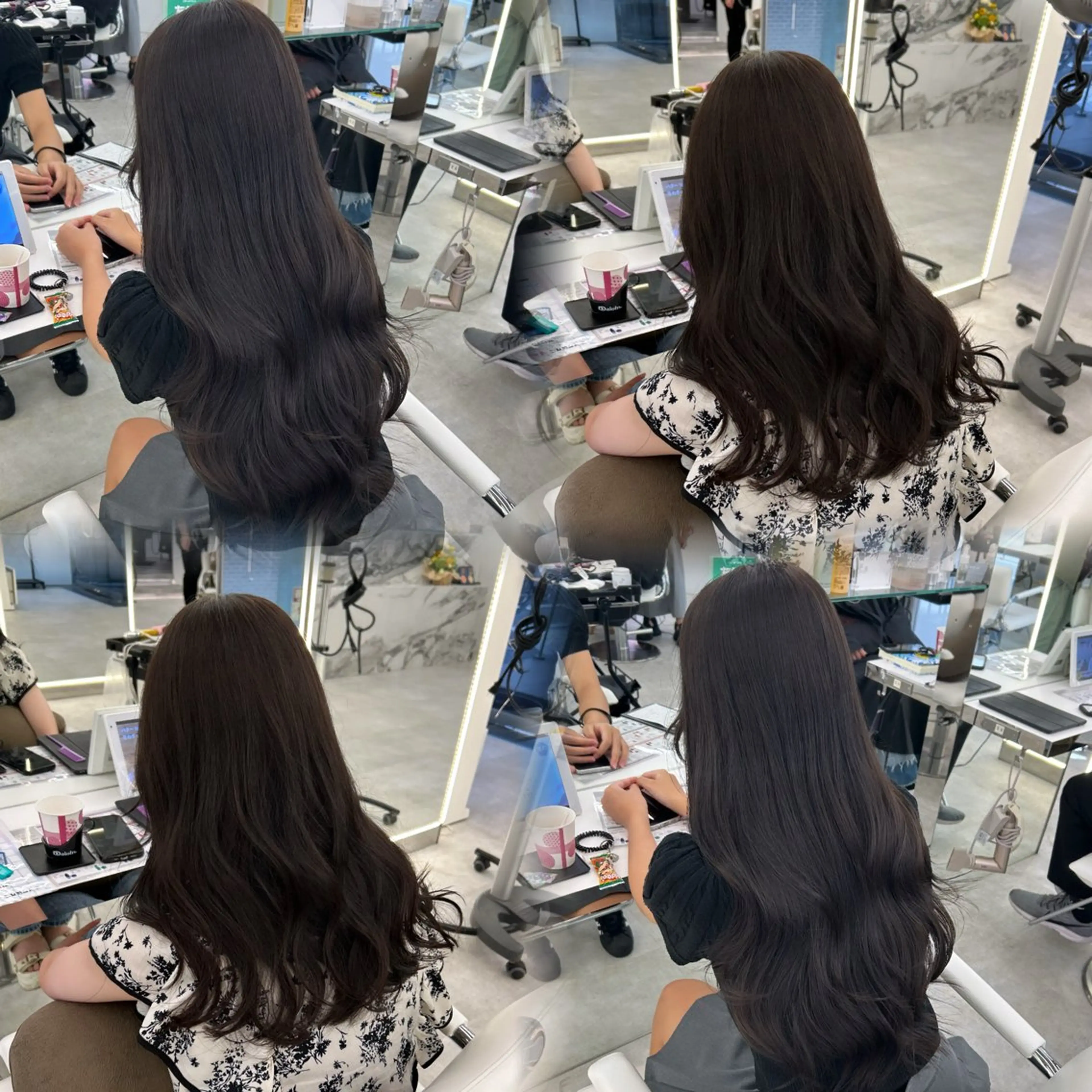 ロング カラー 透明感カラー ヘアカラー トリートメント 透明感ハイトーン特化 /ケアブリーチ/莉駒のヘアスタイル