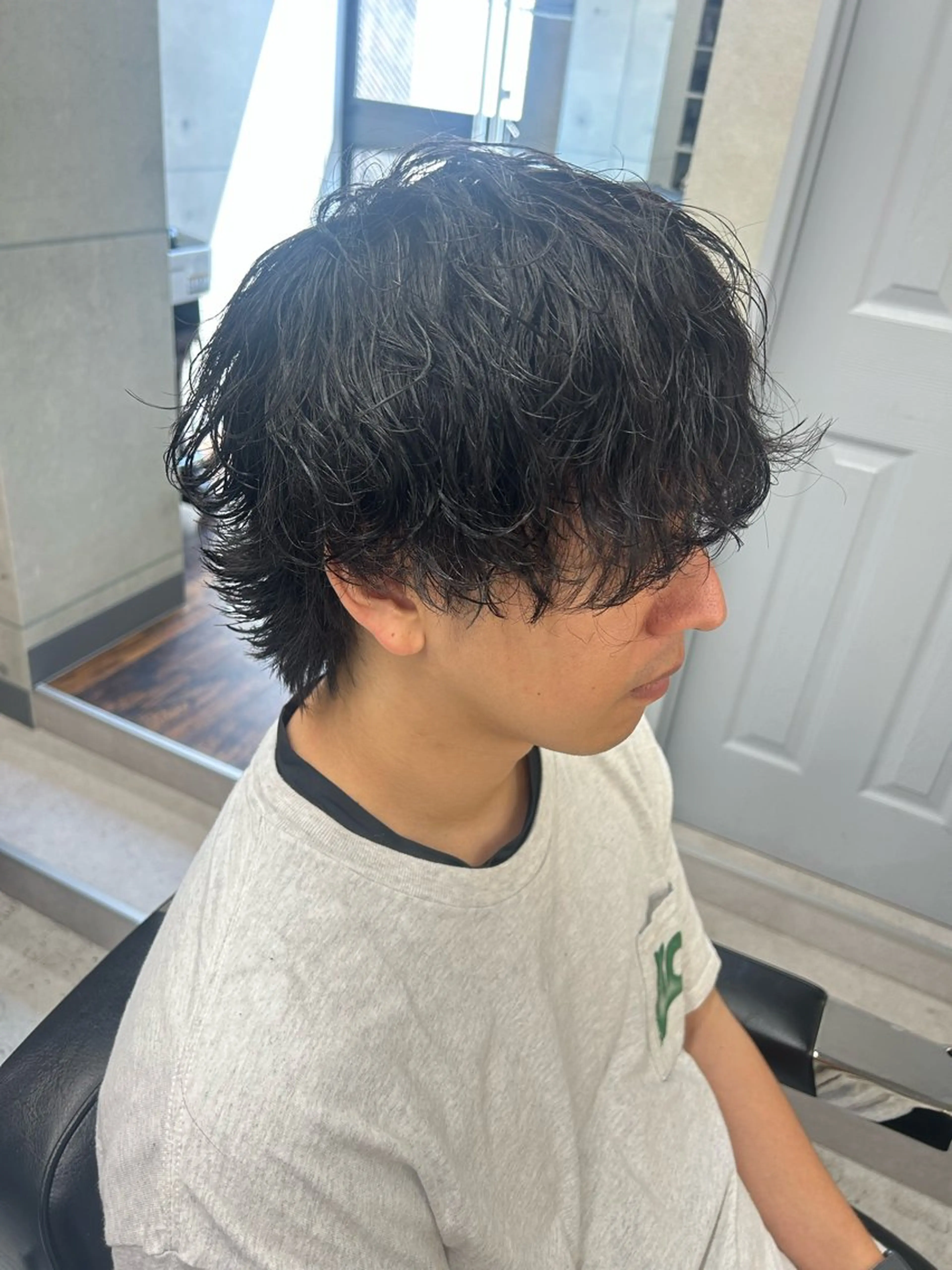 セミロング セミロングパーマ カット パーマ メンズカット/ OHTA MIYUのヘアスタイル