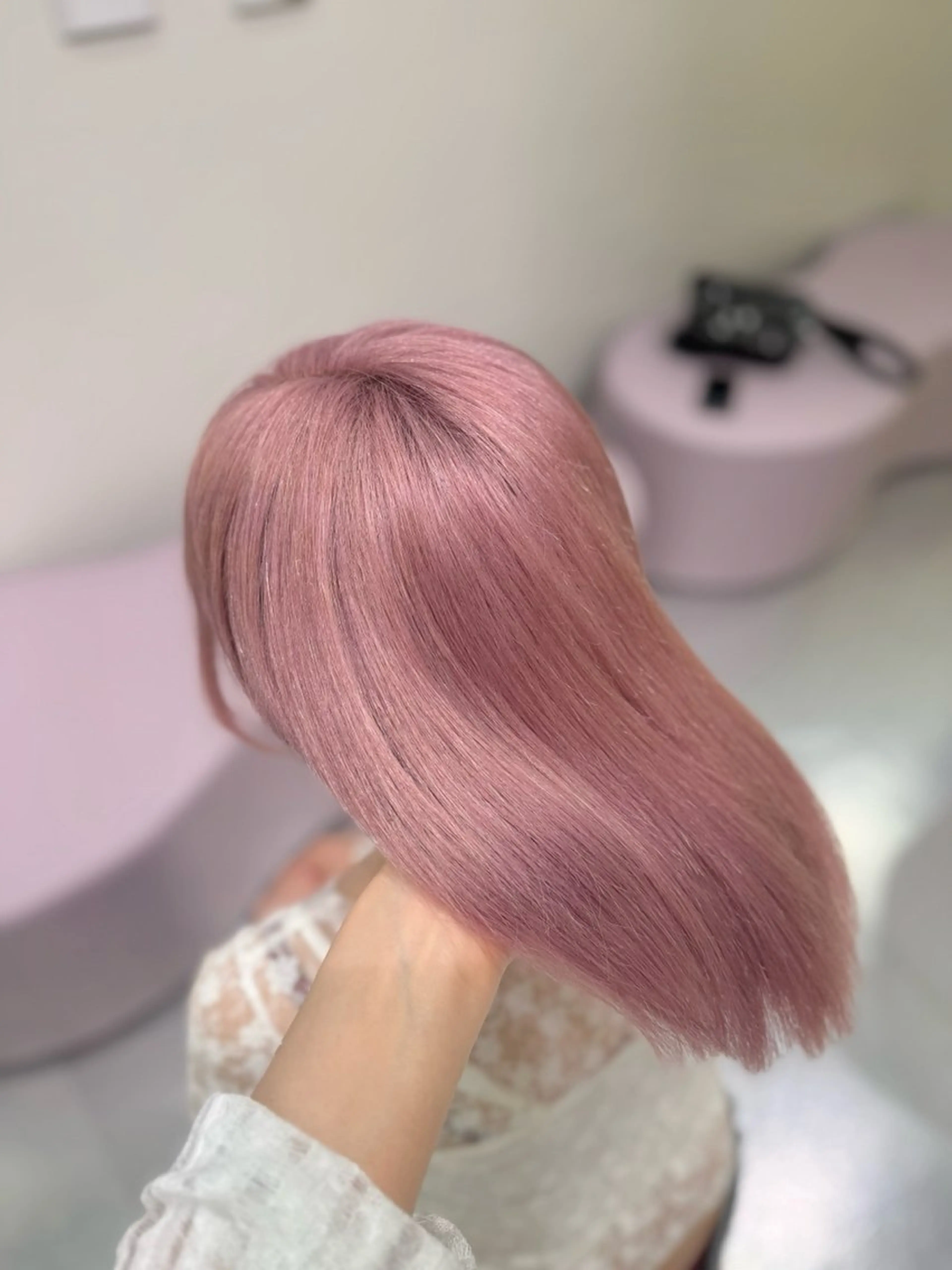 セミロング ヘアカラー ozaki renaのヘアスタイル