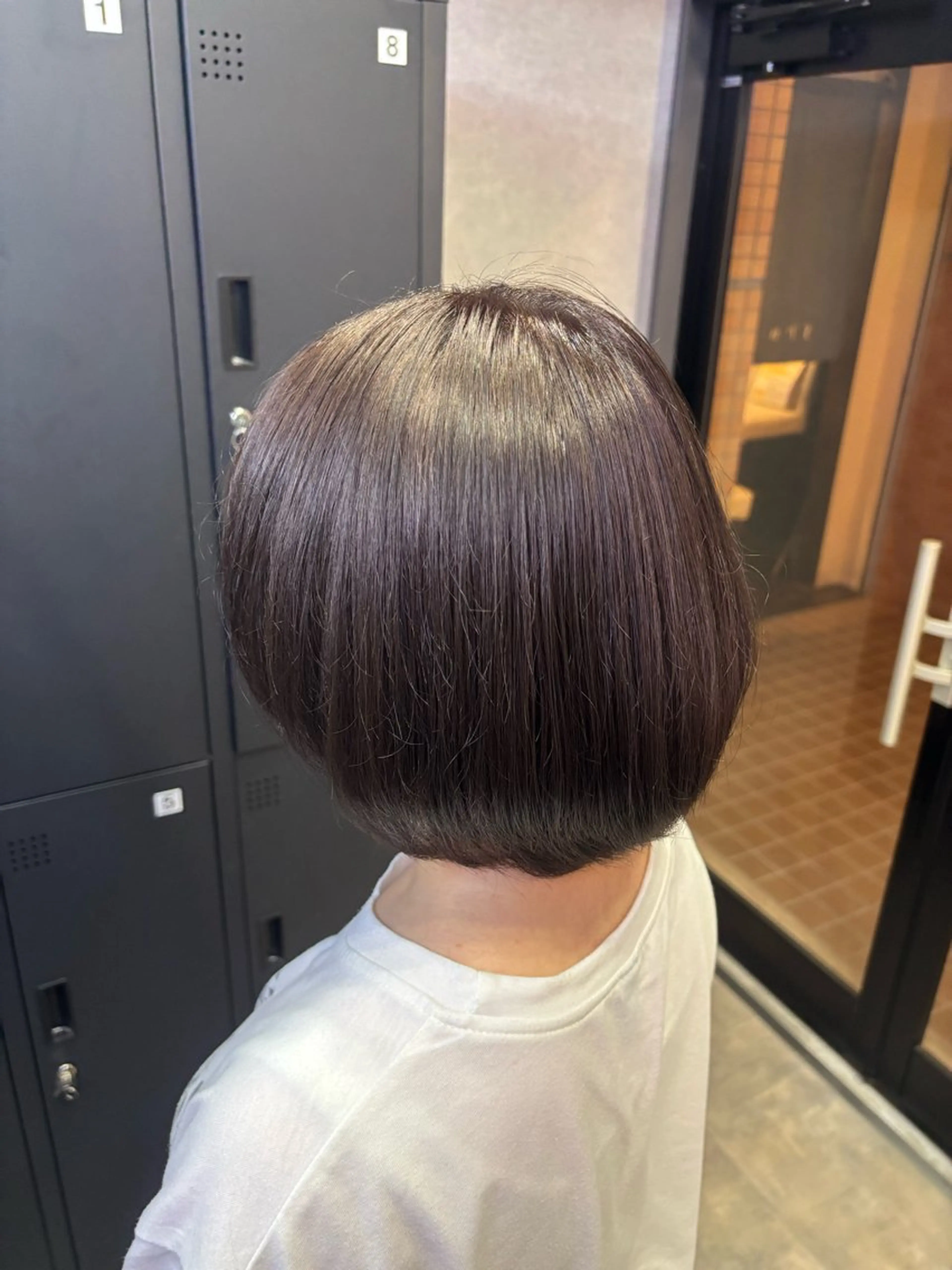 ショート カラー ブラウンカラー ヘアカラー ユージ カラーモデル募集のヘアスタイル