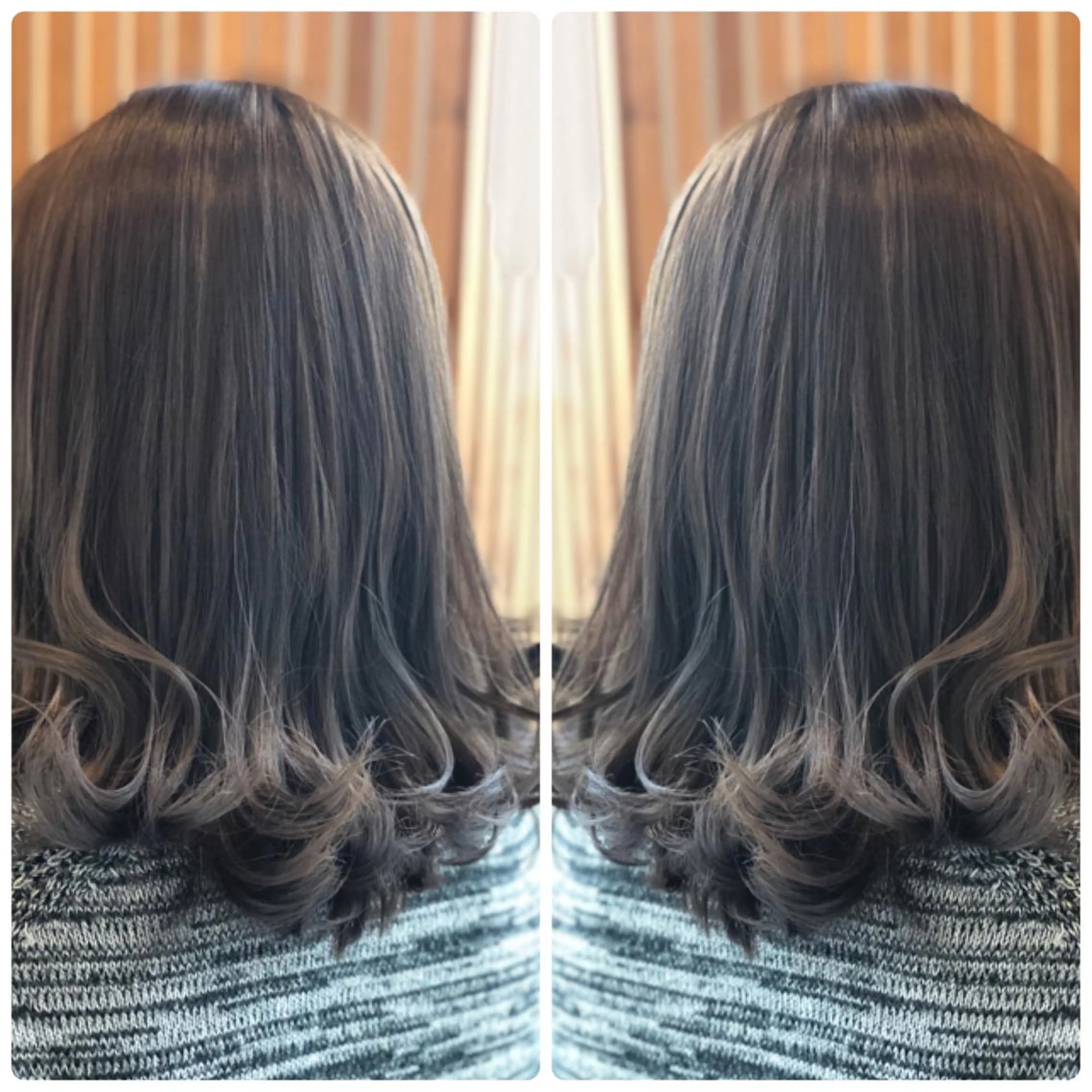 ミディアム カラー グレージュ ヘアカラー トリートメント 小山内 龍一郎 店長のヘアスタイル