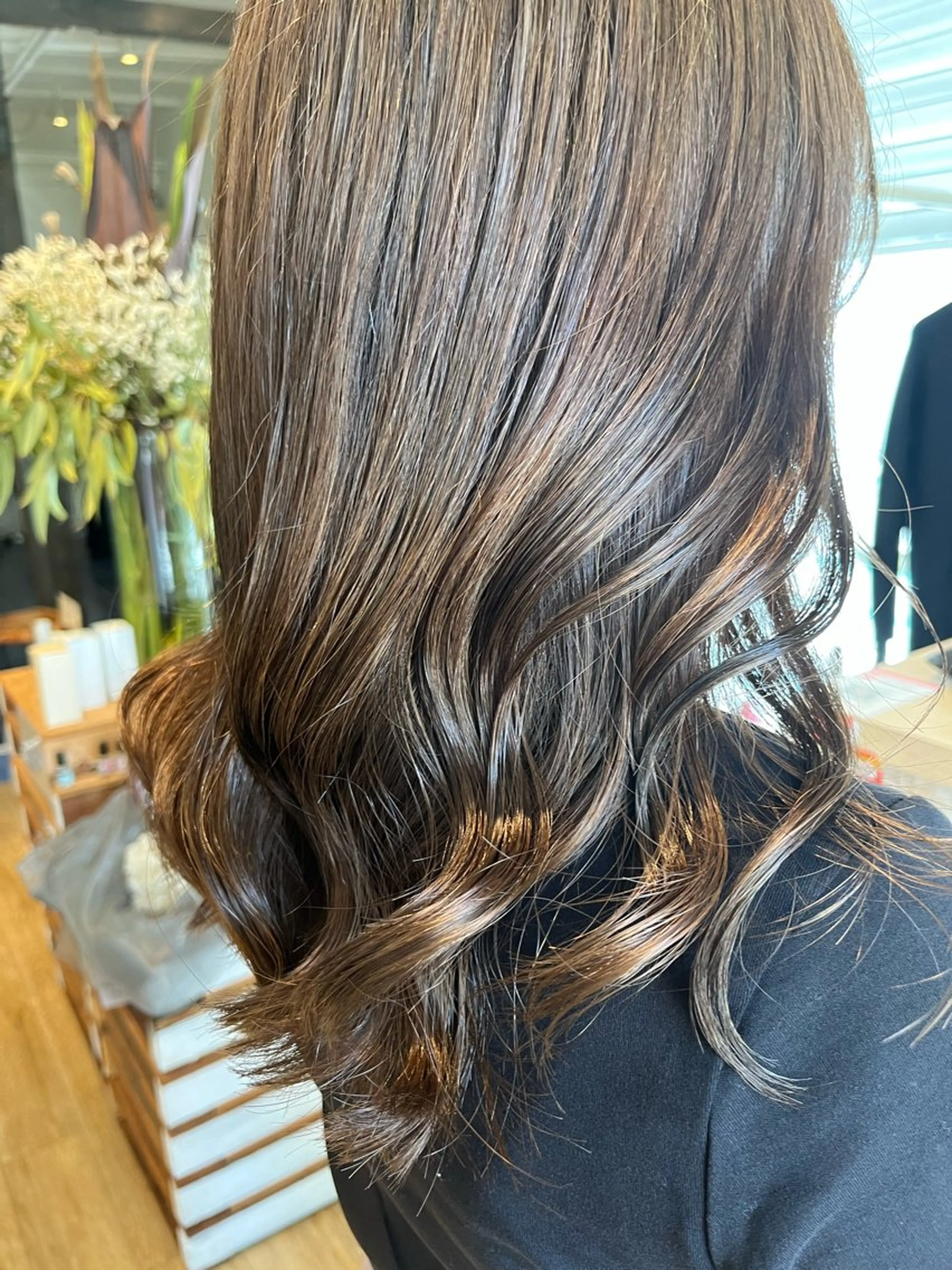 セミロング カット ヘアカラー トリートメント 髪質改善/美髪のプ口 中島みきのヘアスタイル