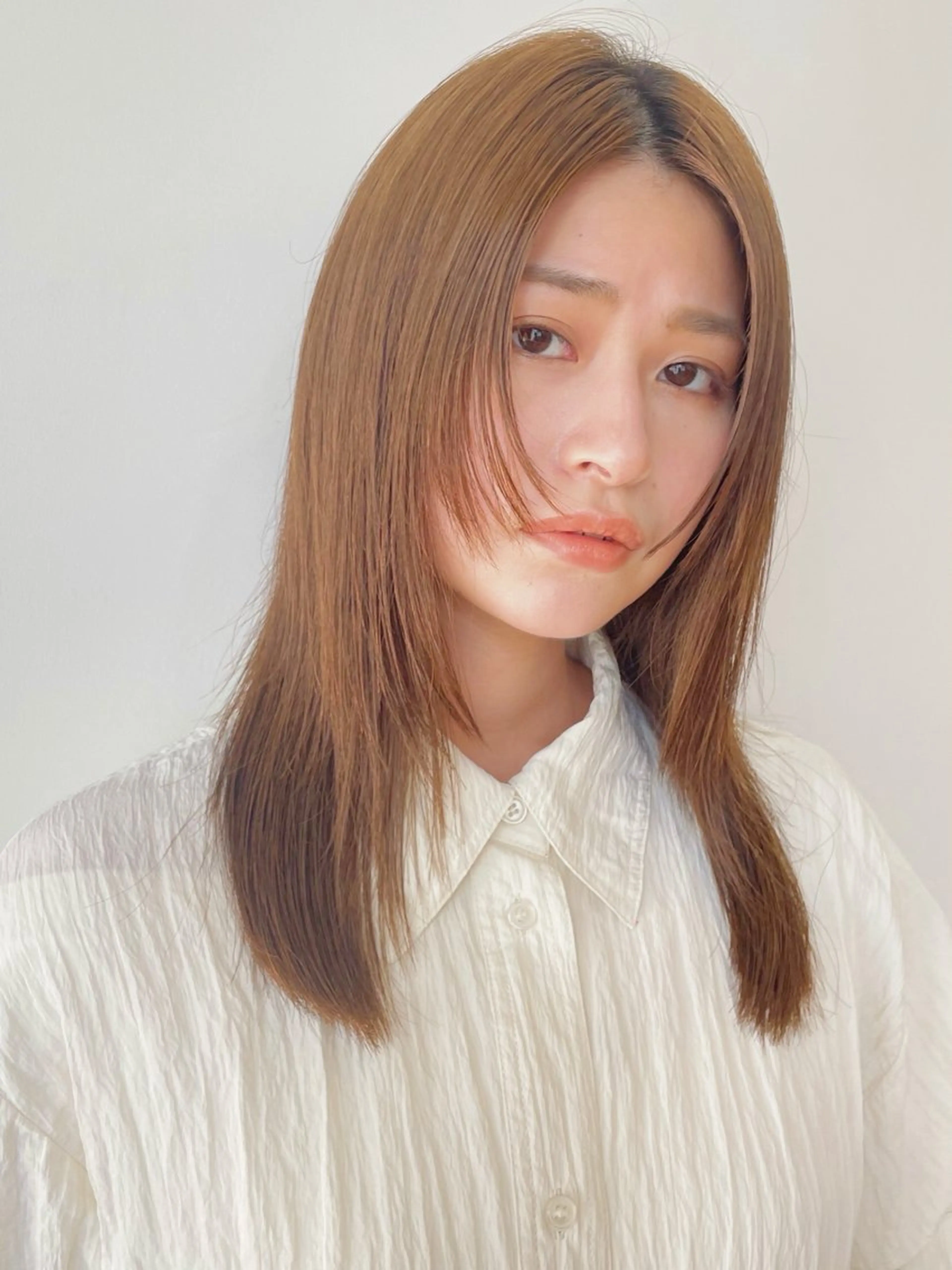 カラー カット ヘアカラー トリートメント ボブ/ミディアム 親しみやすさ/さくらのヘアスタイル