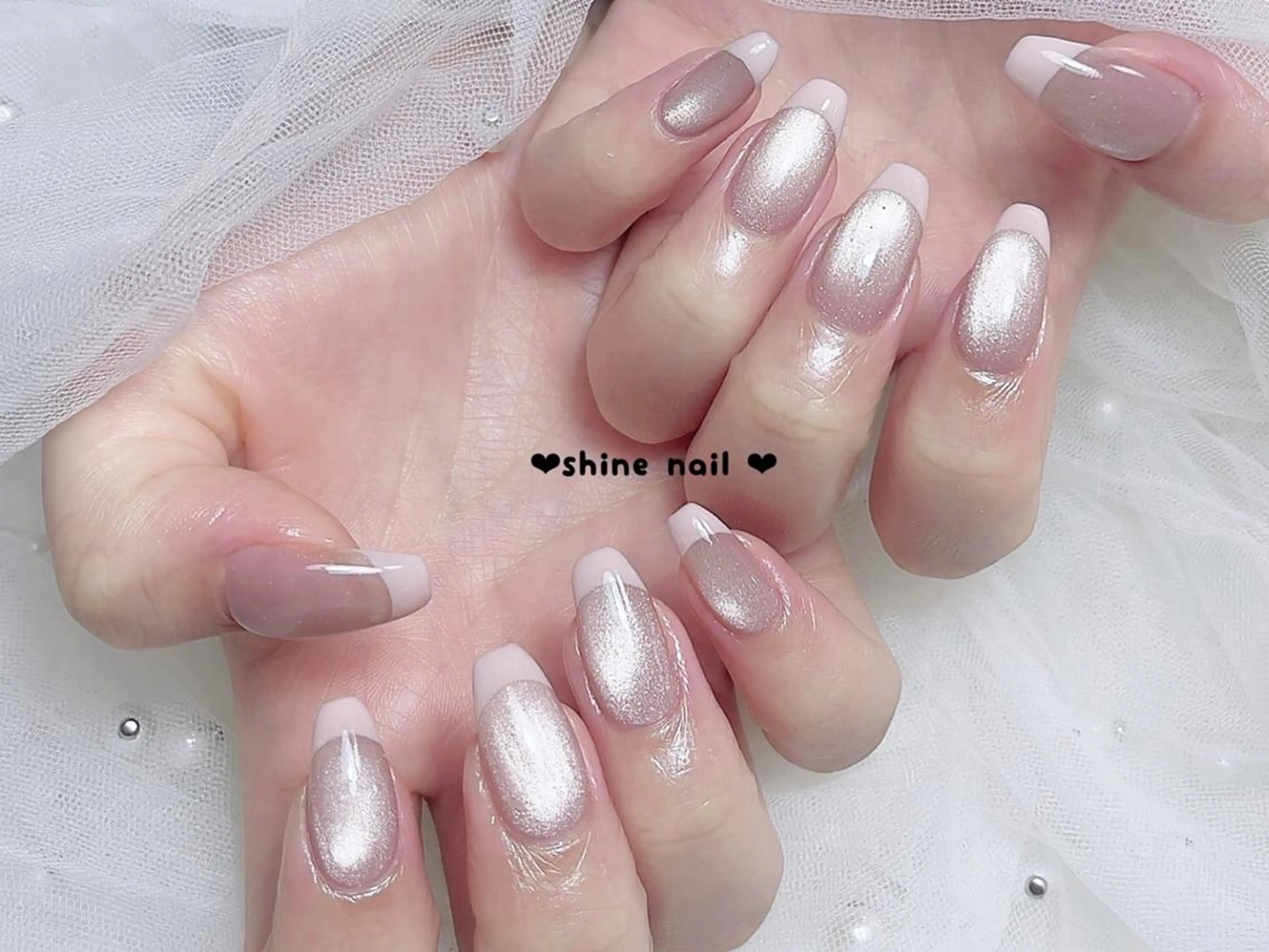 【ハンド】★オフィス★カラーフレンチ ¥7980の写真