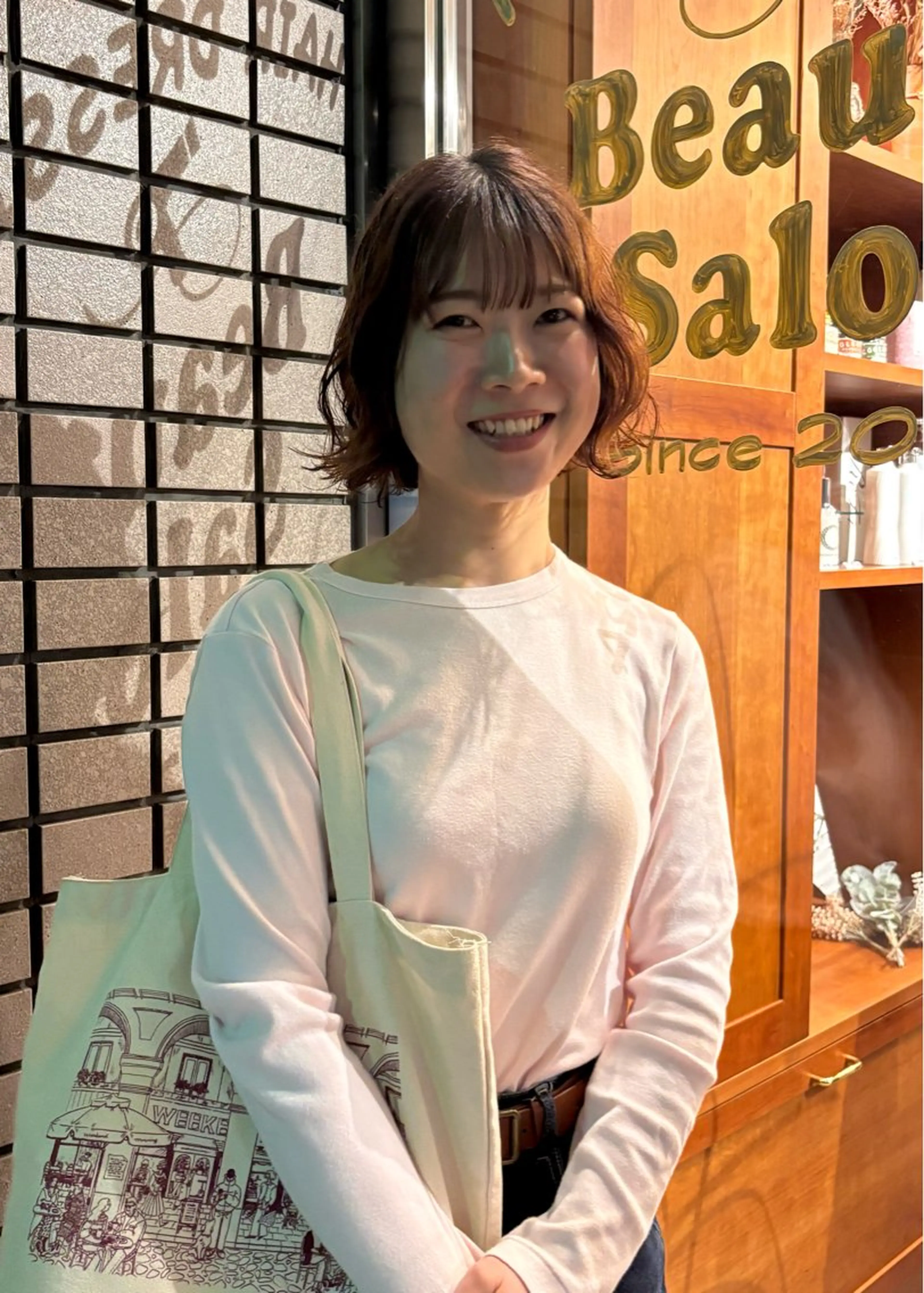 ショート パーマ カット パーマ トリートメント SASAnagano 堀内未梨のヘアスタイル