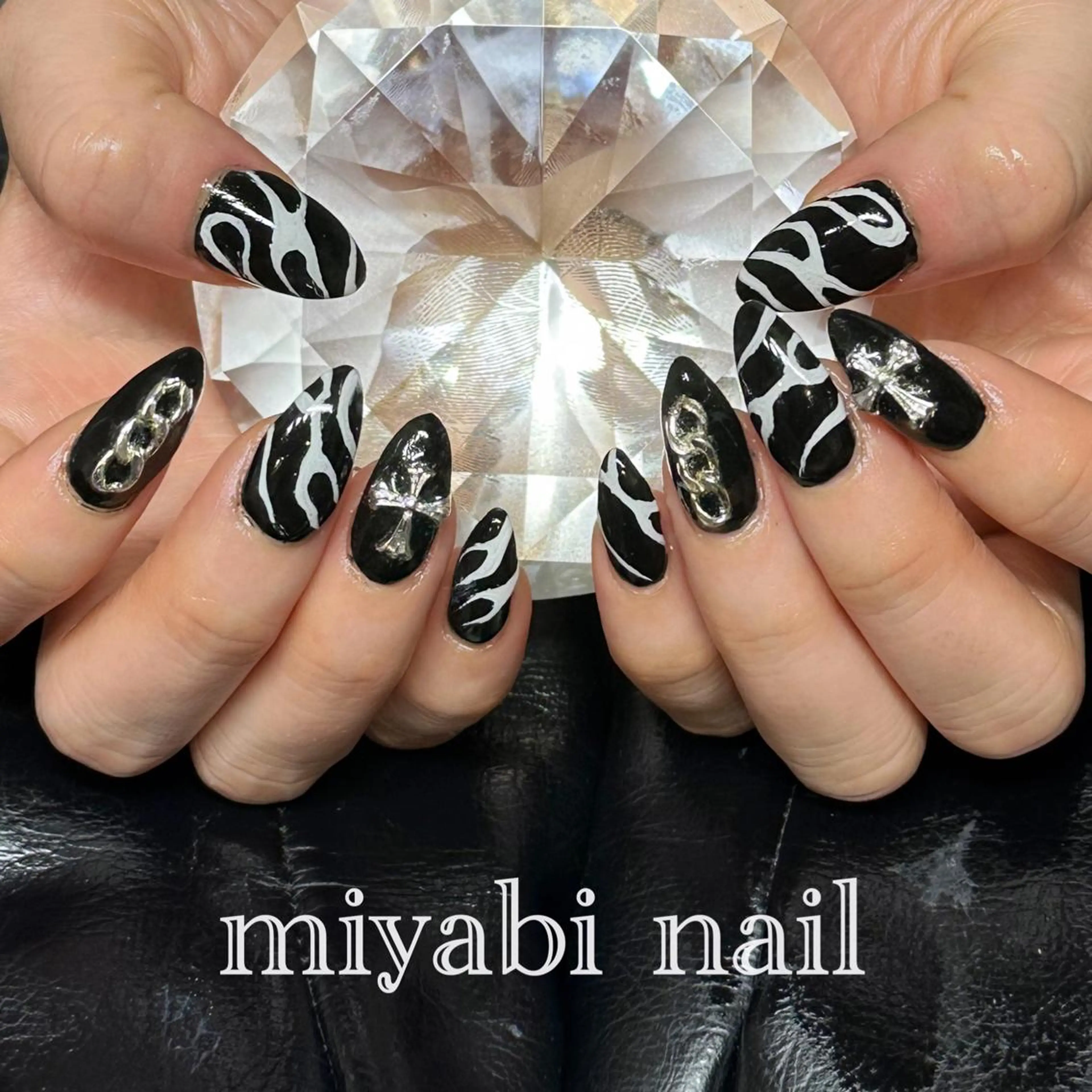 ネイル アートネイル ラメ(グリッター) 持ち込み ショートネイル 春ネイル ハンドネイル miyabi nail 桂川駅近くのネイルデザイン