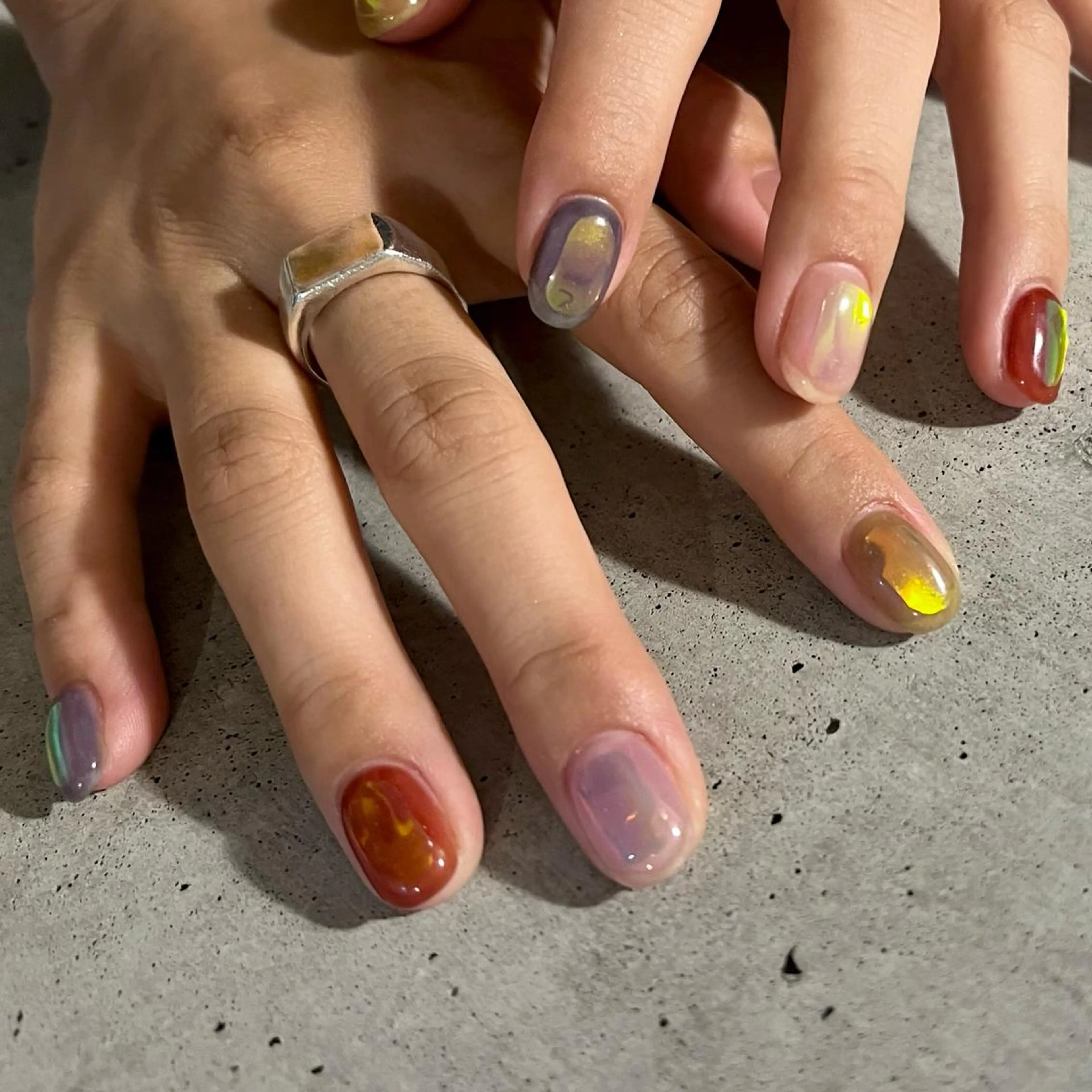 ネイル ハンドネイル nuás nailのネイルデザイン