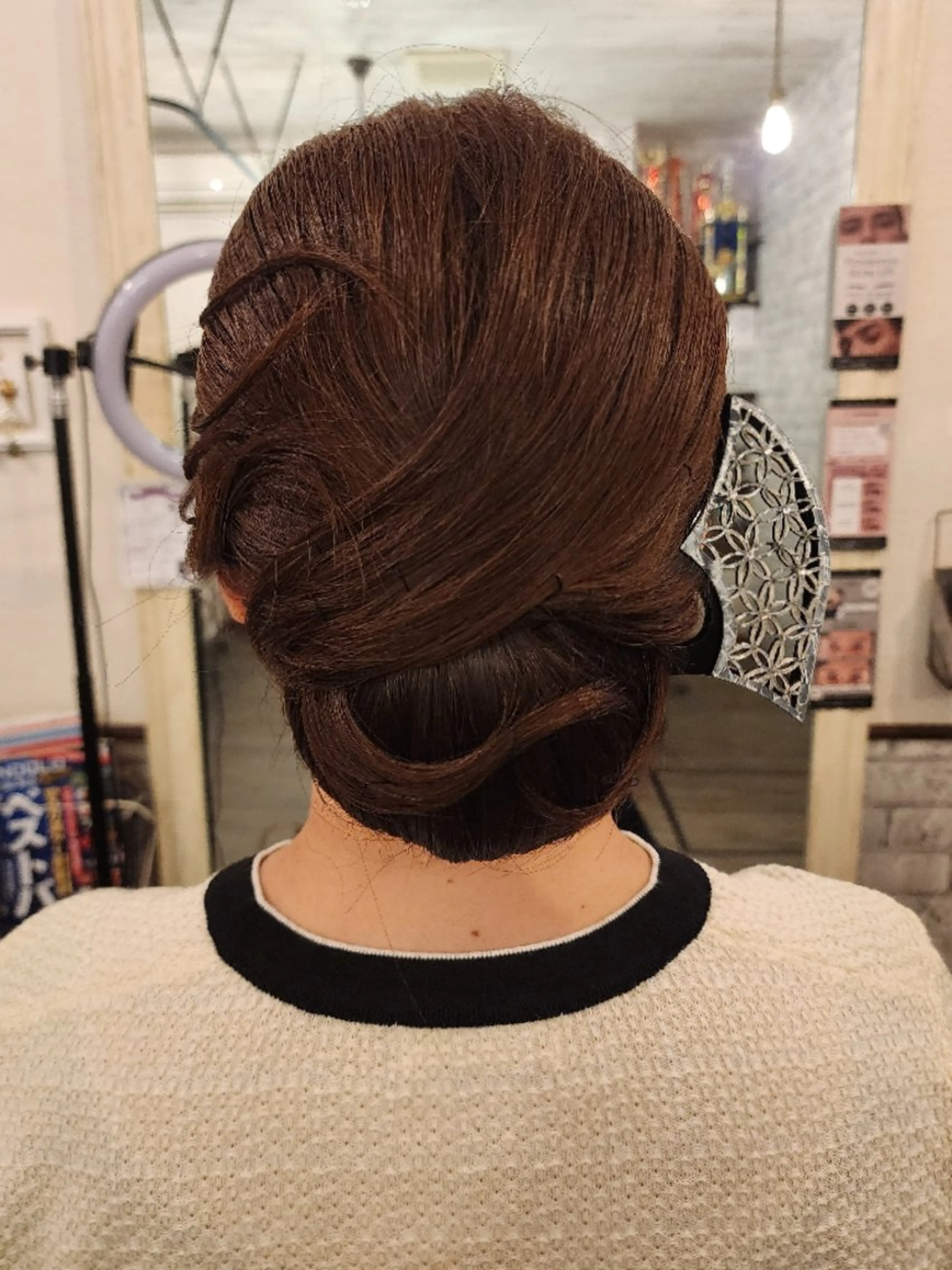 ヘアアレンジ セミロング ESTELA... OHARA のヘアスタイル