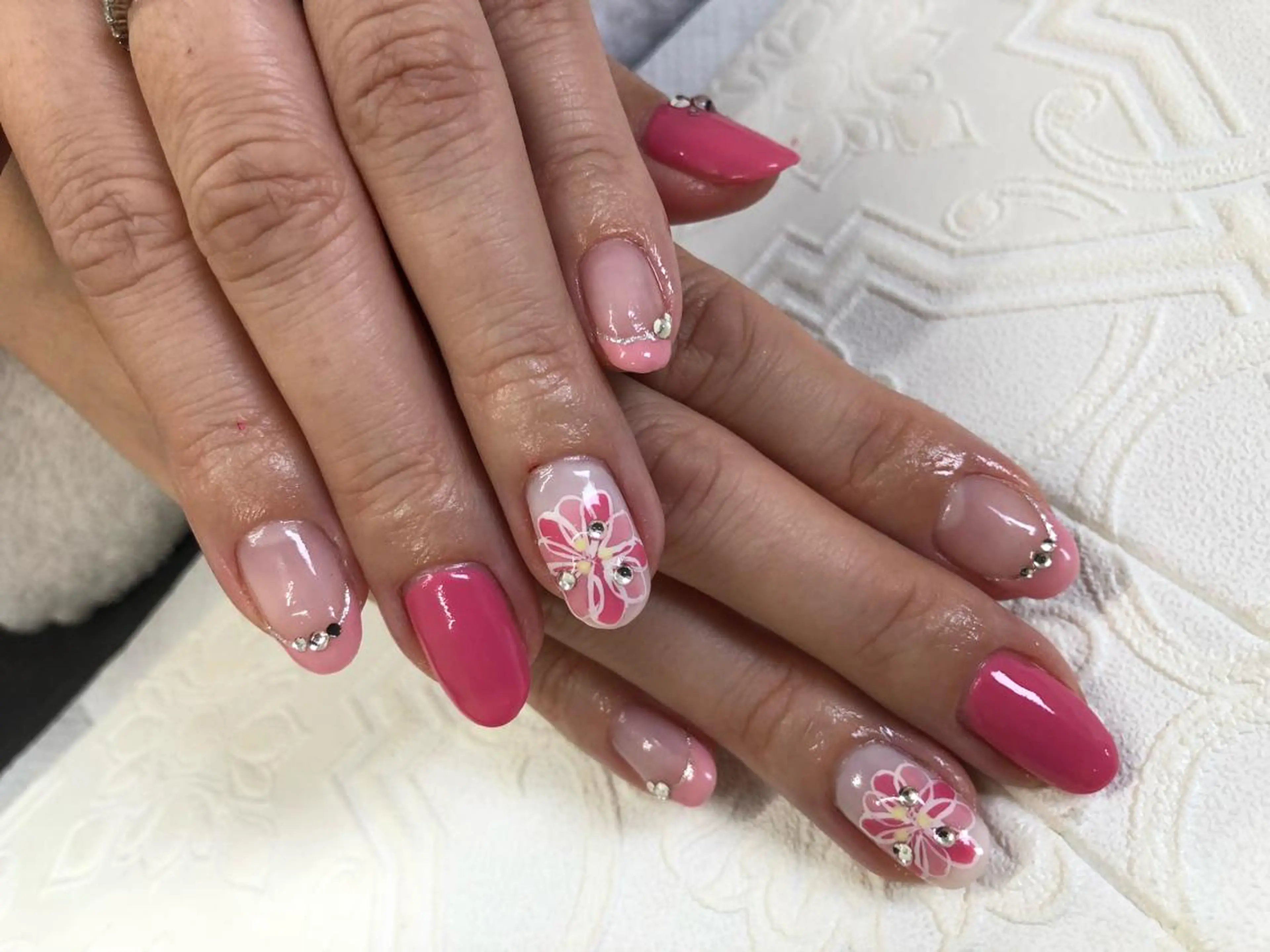 ネイル アートネイル ストーンネイル Embellir ♡鏡味のその他イメージ