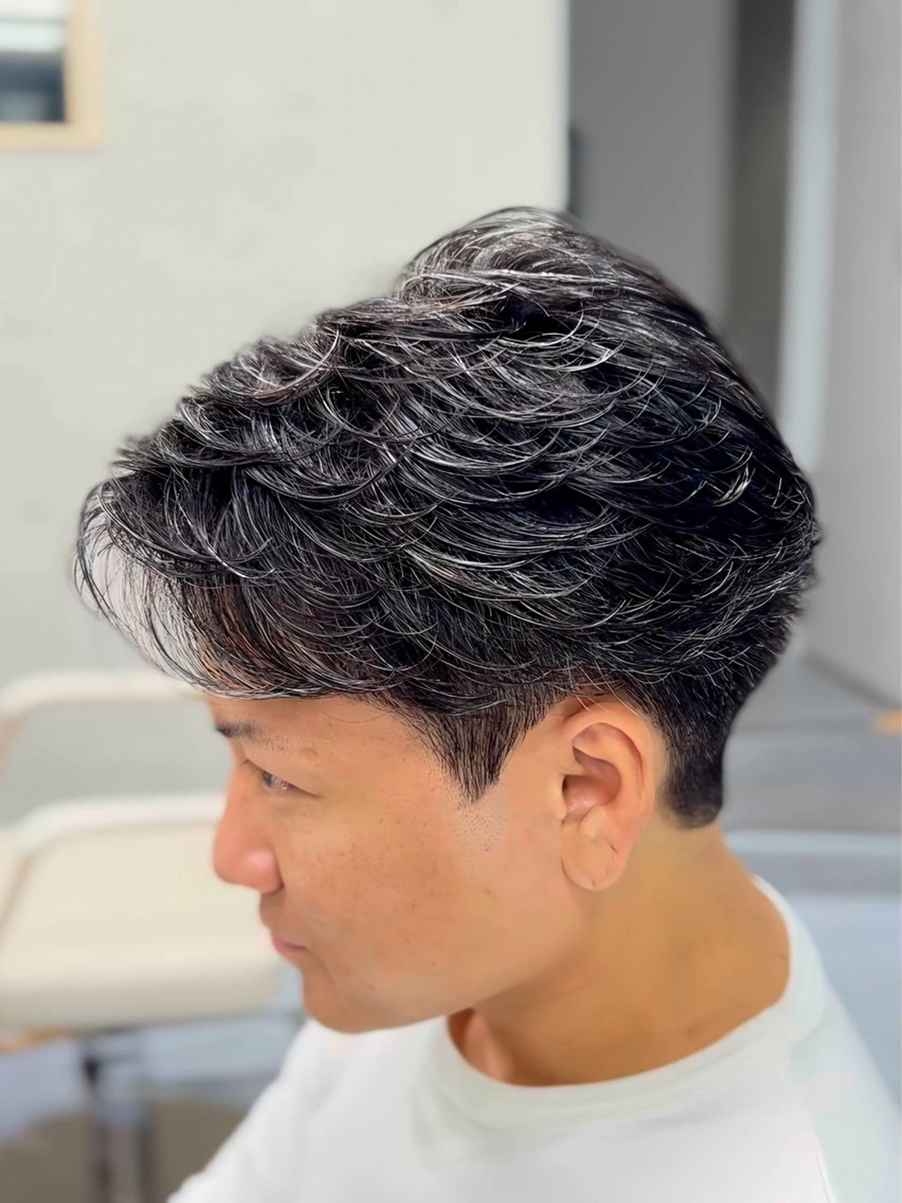 ミディアム パーマ メンズ ミディアムパーマ ビジネス メンズパーマ 似合わせカット ニュアンスパーマ カット パーマ トリートメント 🔮メンズ縮毛矯正 メンズパーマ💎竹永のヘアスタイル