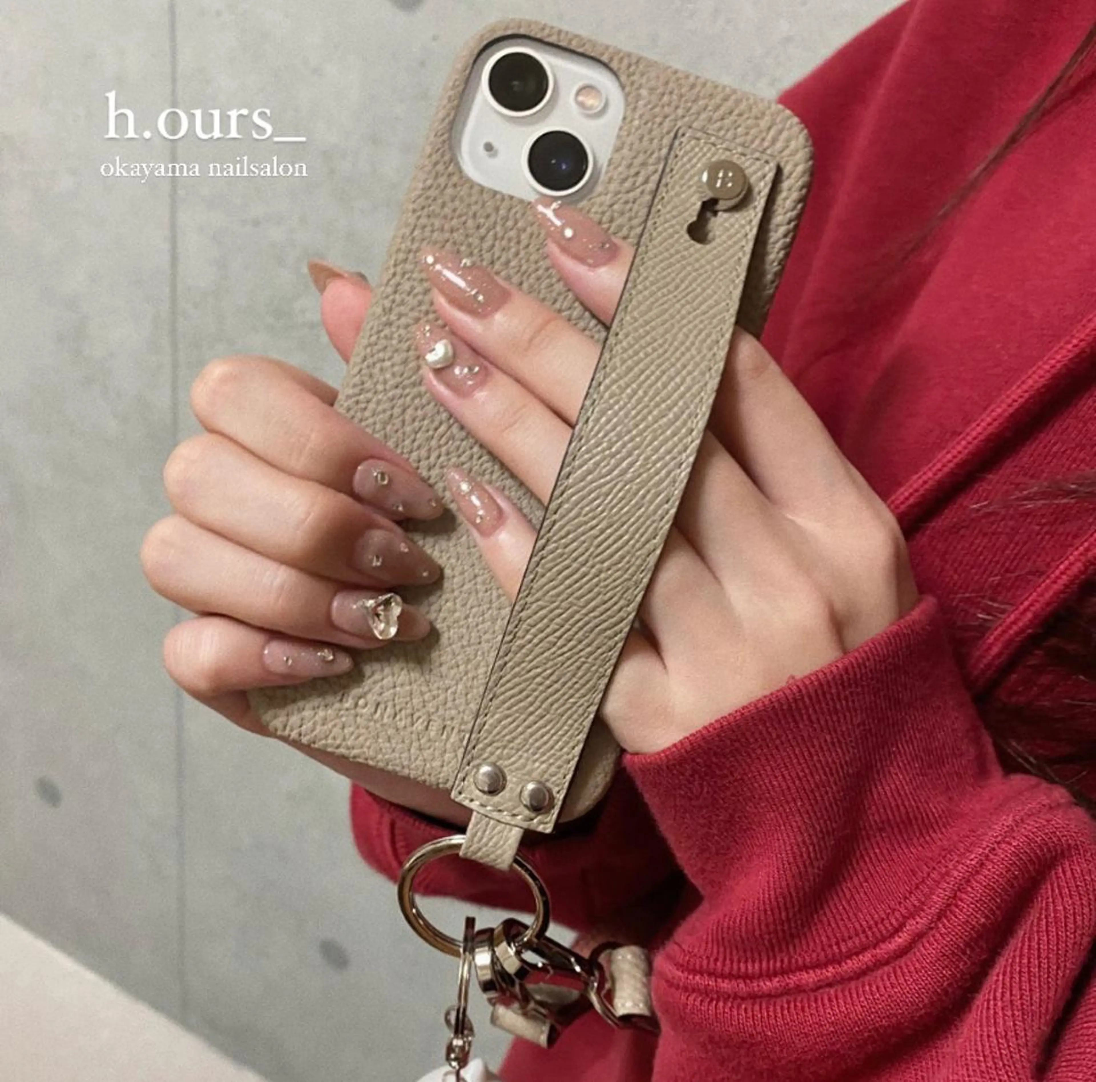 ネイル ジェルネイル ガーリー 韓国ネイル 持ち込み ピンク h.ours _のネイルデザイン