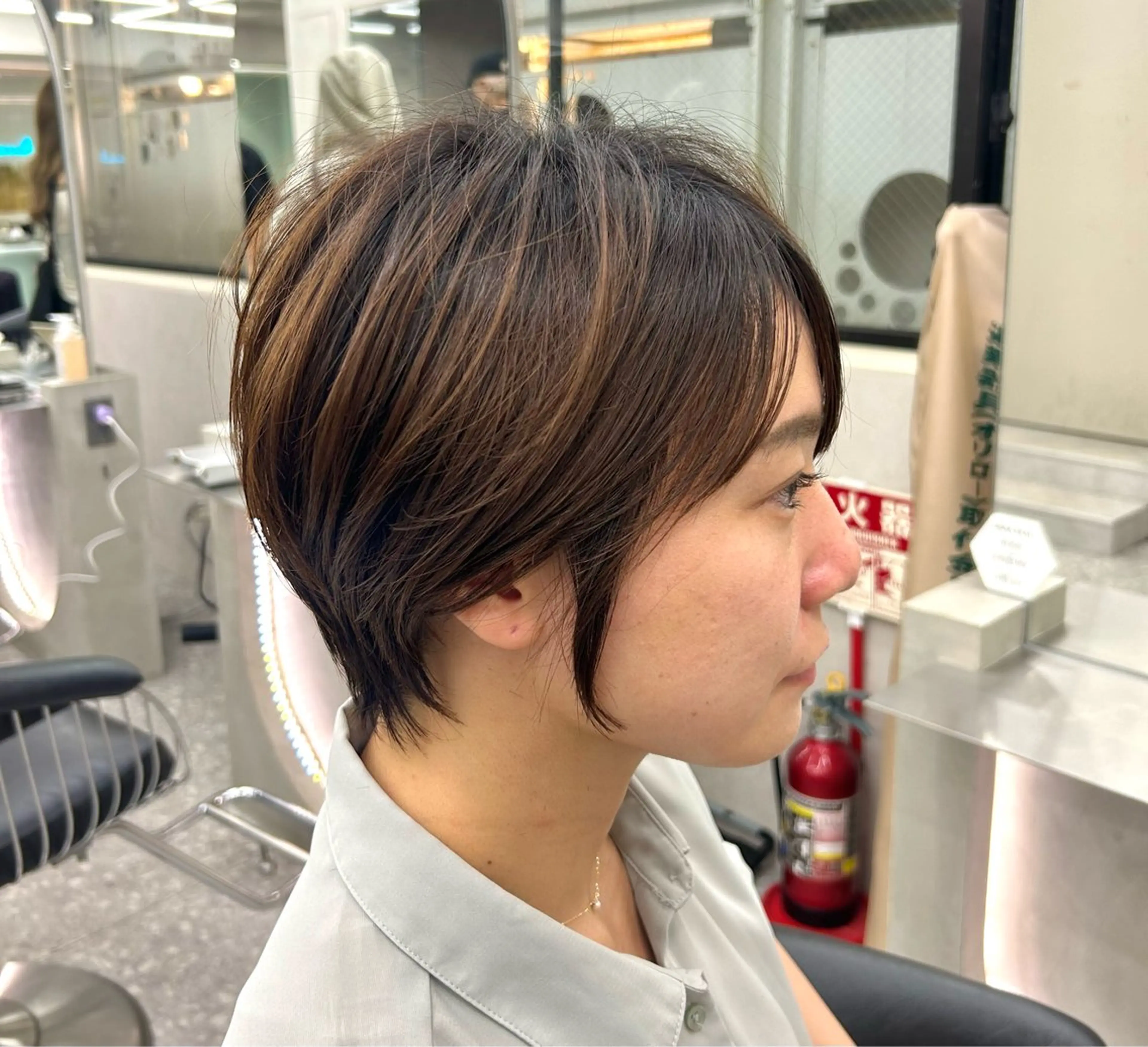 ショート ショートヘア 《髪質改善✖️レイヤ ー🩶》ナオヤのヘアスタイル